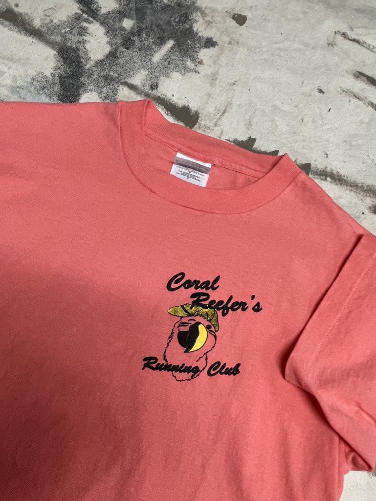 Vintage Vintage Single Stitch Reefer’s Running Club Beefy T- 1990s Size US M / EU 48-50 / 2 - 3 Thumbnail