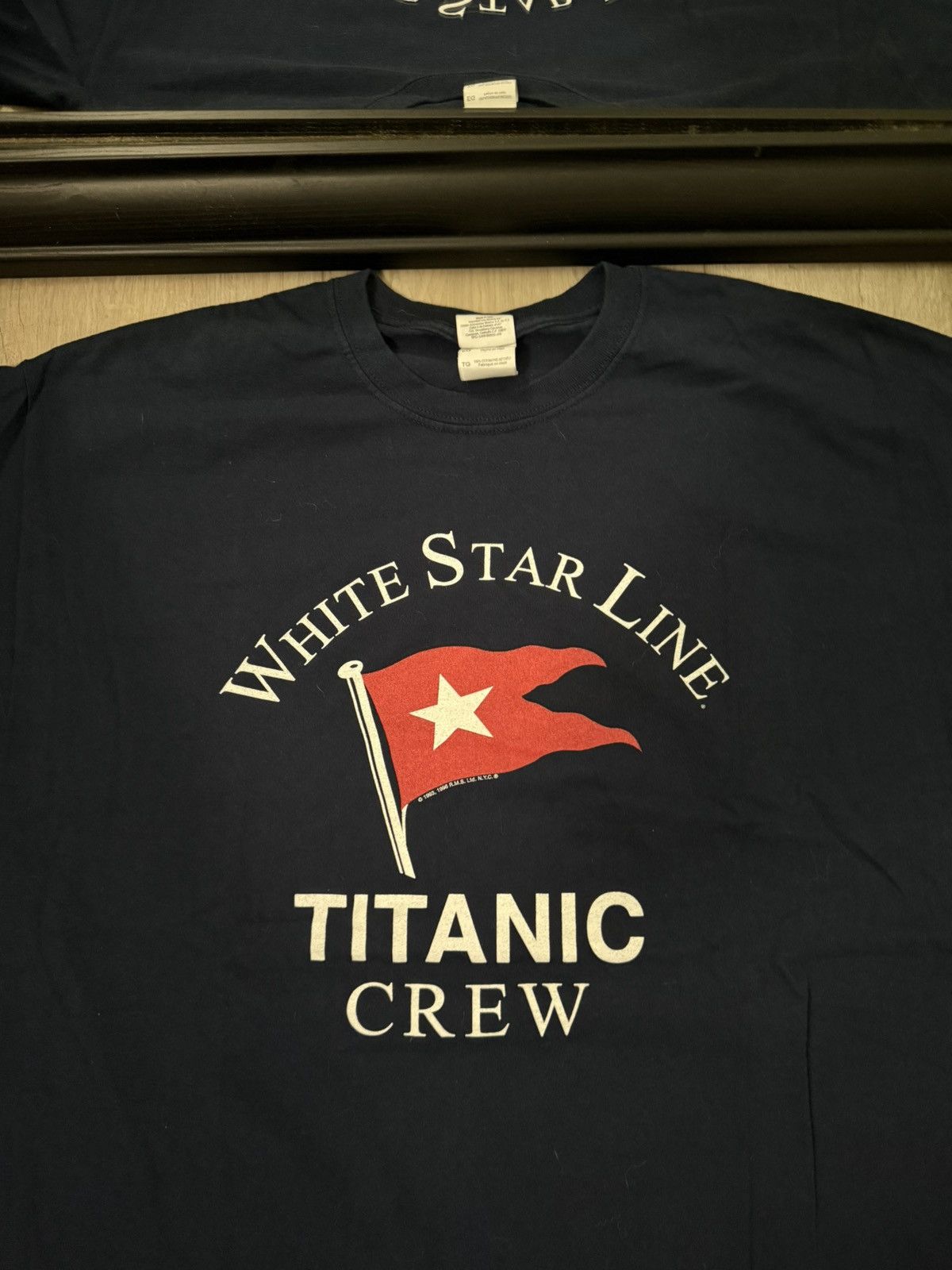 Vintage Vintage / Y2K White Star Line Titanic Crew Shirt Size US XL / EU 56 / 4 - 2 Thumbnail