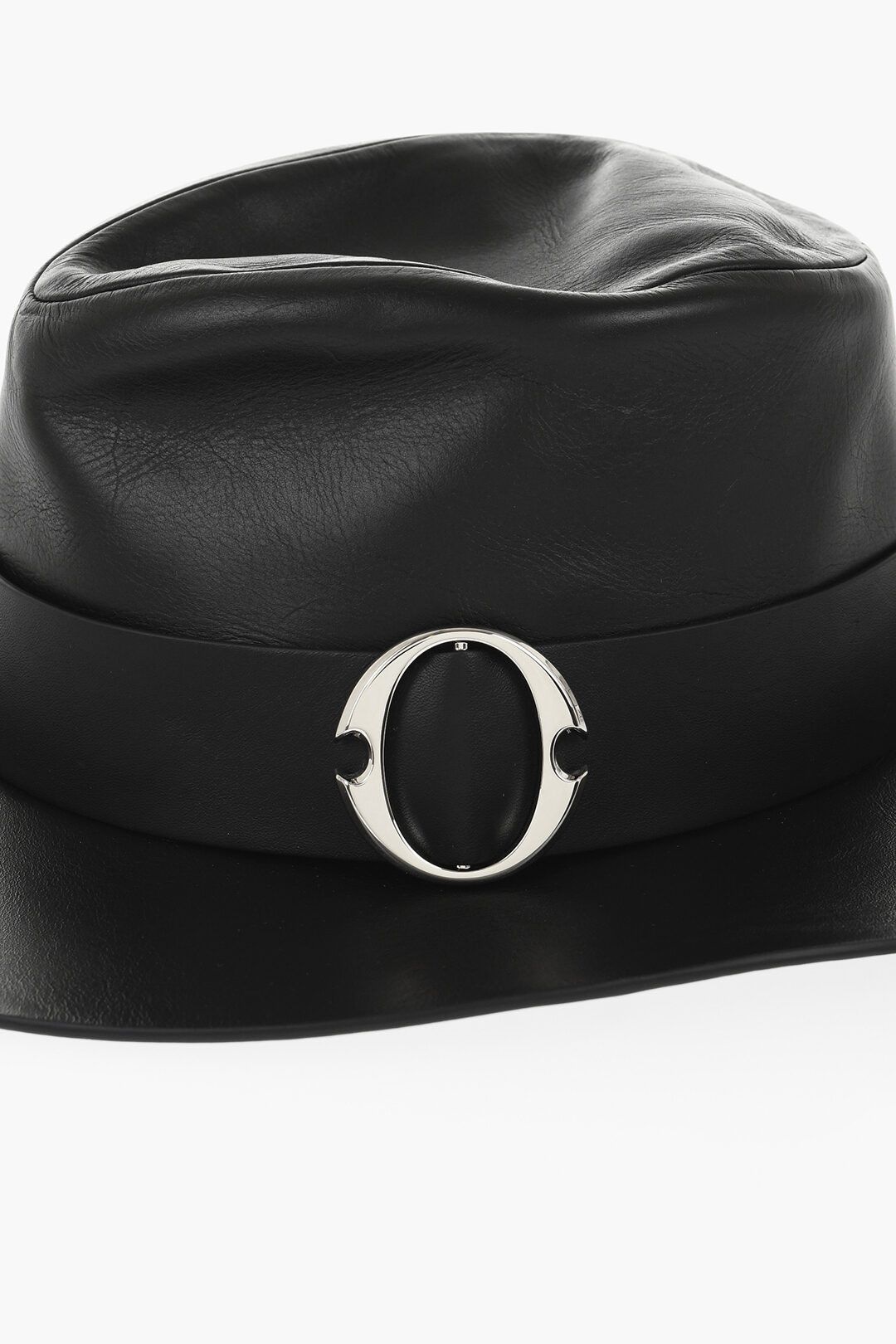 Alexander McQueen og1mm0925 Size: L / Leather Hat / Cap in Black Size ONE SIZE - 2 Thumbnail