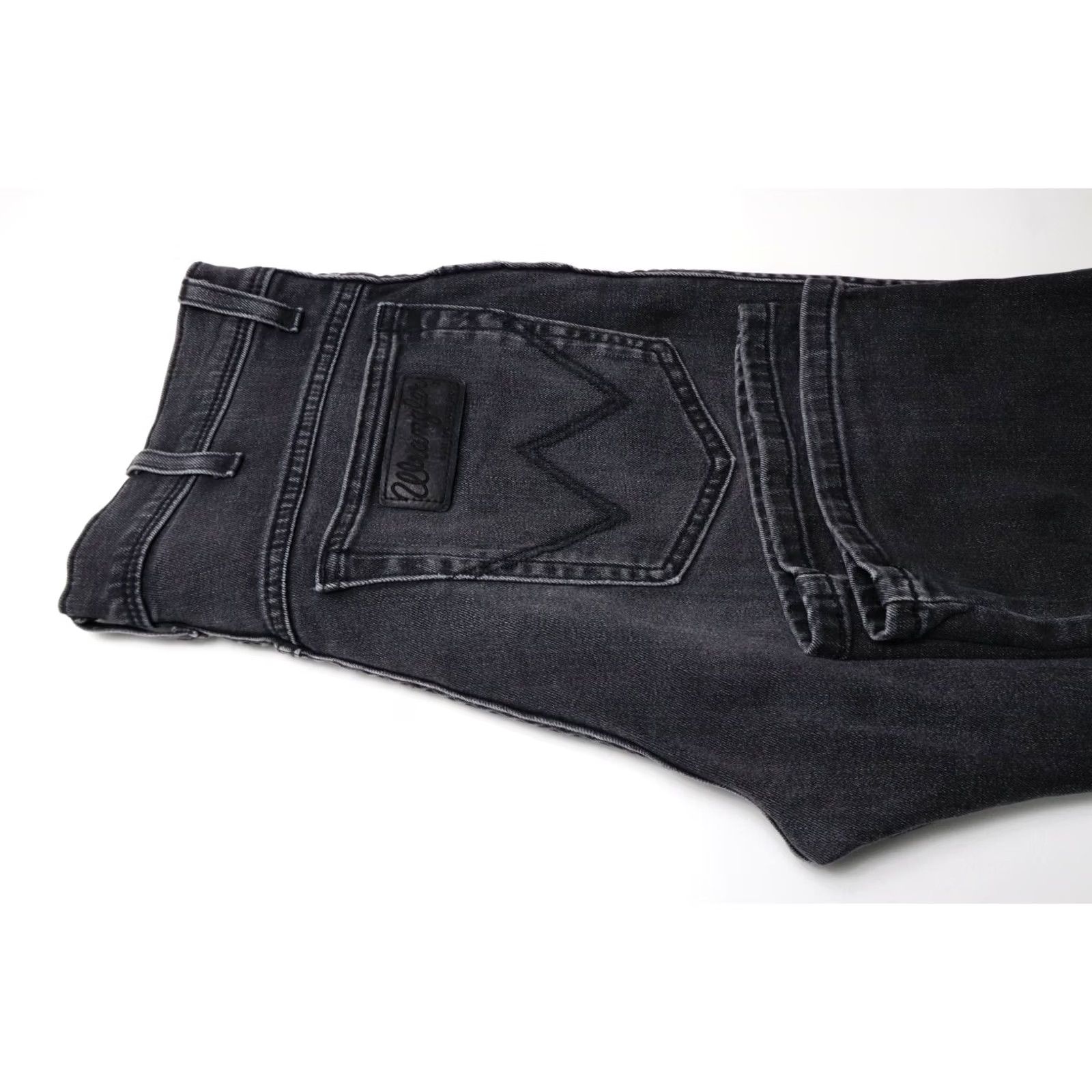 Wrangler WRANGLER Texas Stretch Jeans Men's W32/L32 Washed Black Whiskered Faded Zip Fly Size US 32 / EU 48 - 5 Thumbnail