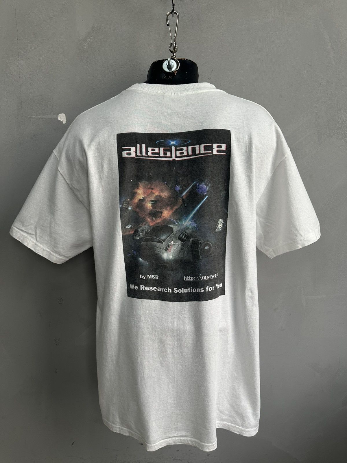 Hanes Vintage Microsoft T-Shirt 90s White Rare USA Google Size US L / EU 52-54 / 3 - 1 Thumbnail