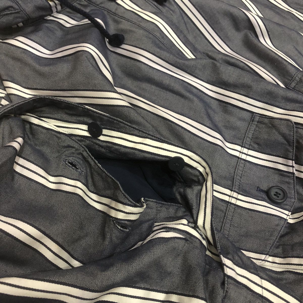 Christian Dior Monsieur Christian Dior Sports Weave Stripe Button Hodie Jacket Size US M / EU 48-50 / 2 - 13 Thumbnail