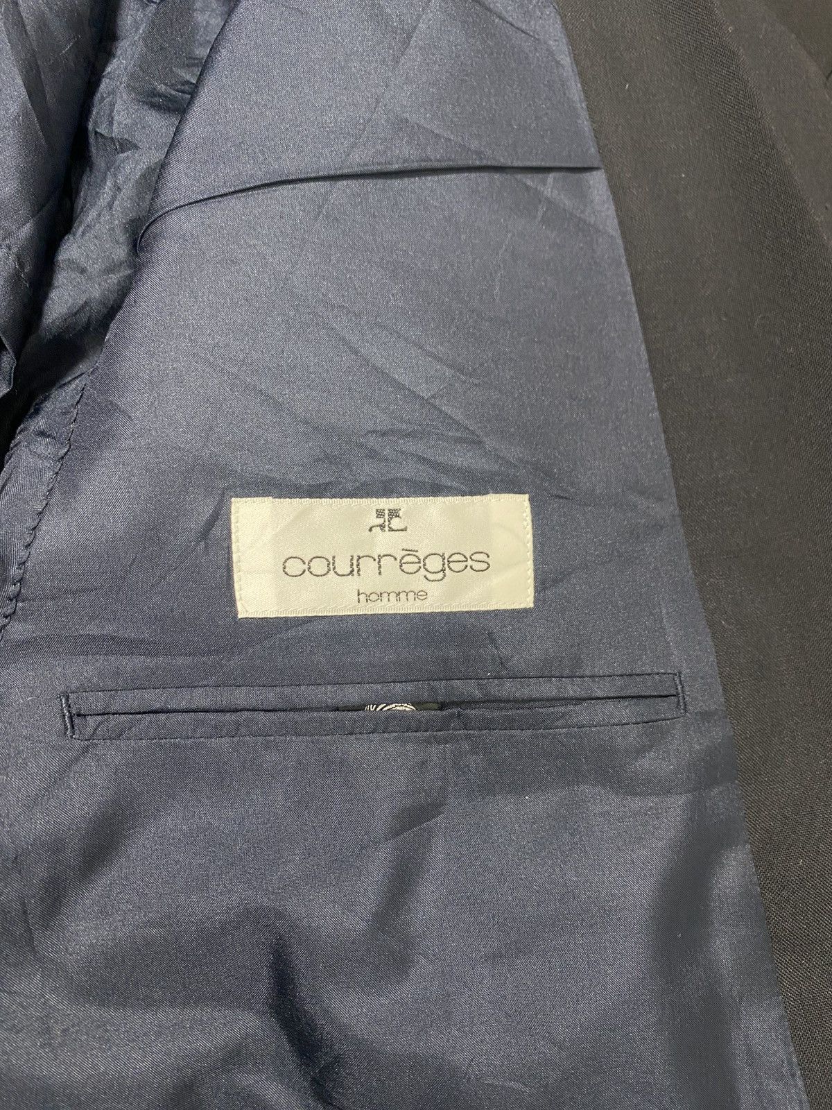 Courreges Rare Vintage Courreges Homme Double Breasted Blazer Size US M / EU 48-50 / 2 - 12 Thumbnail