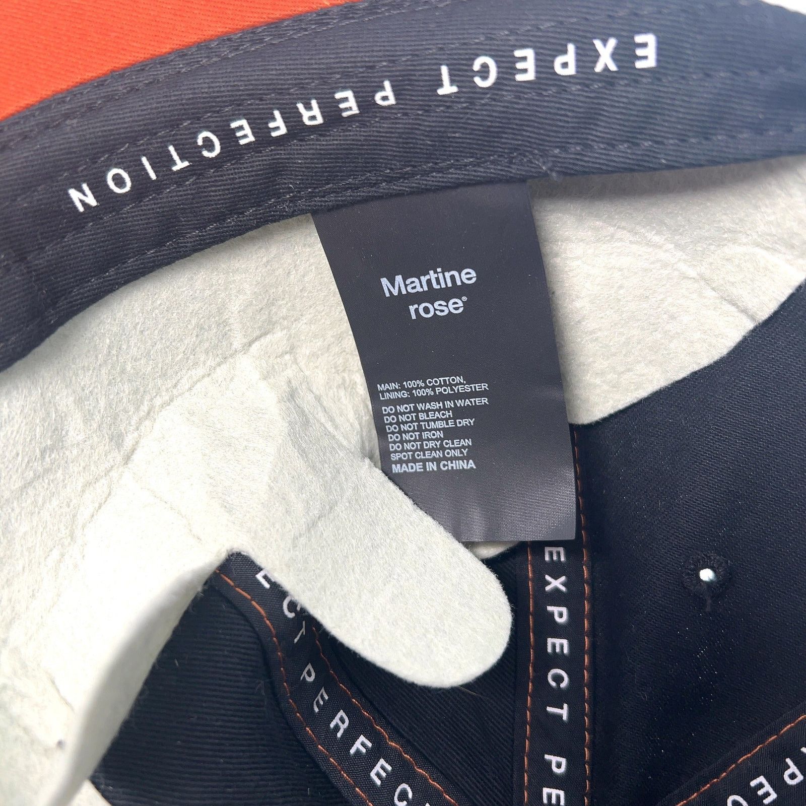 Martine Rose Martine Rose 'Local Hero' Roll Back Graphic Hat Size ONE SIZE - 7 Thumbnail