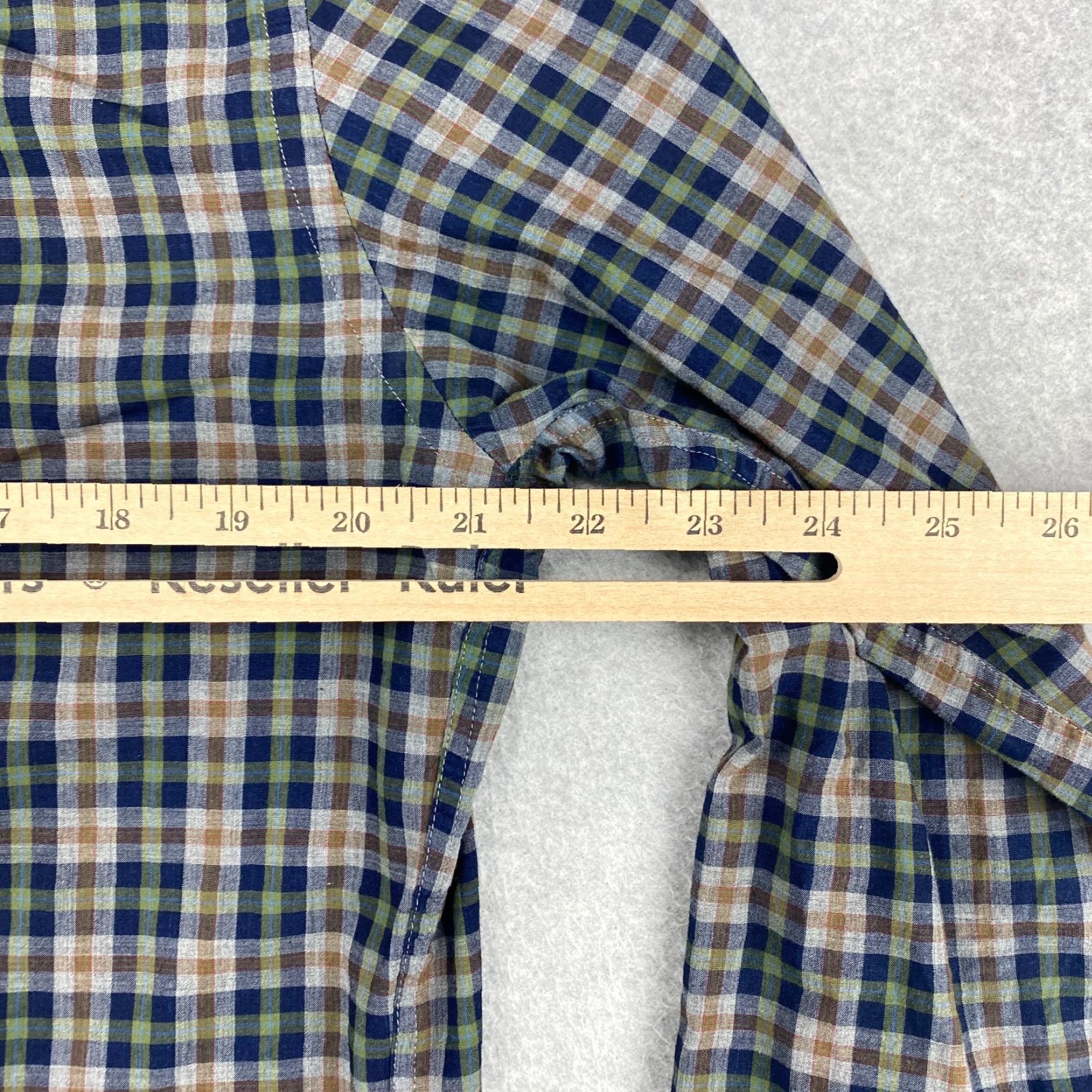 Billy Reid Billy Reid Shirt Mens Medium Gingham Plaid Long Sleeve Button Up 100% Cottton Size US M / EU 48-50 / 2 - 5 Thumbnail