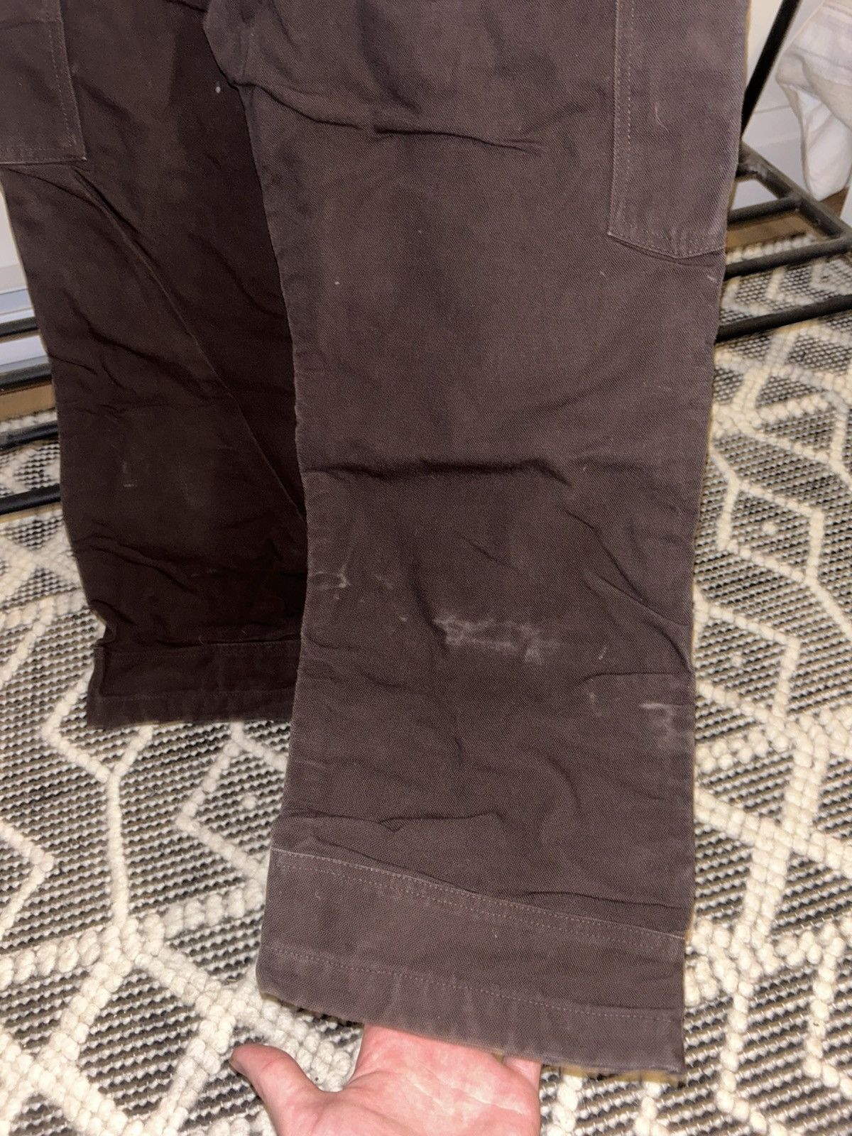 Carhartt Dark Brown Double Knee Carhartt Overalls Size US 34 / EU 50 - 7 Thumbnail