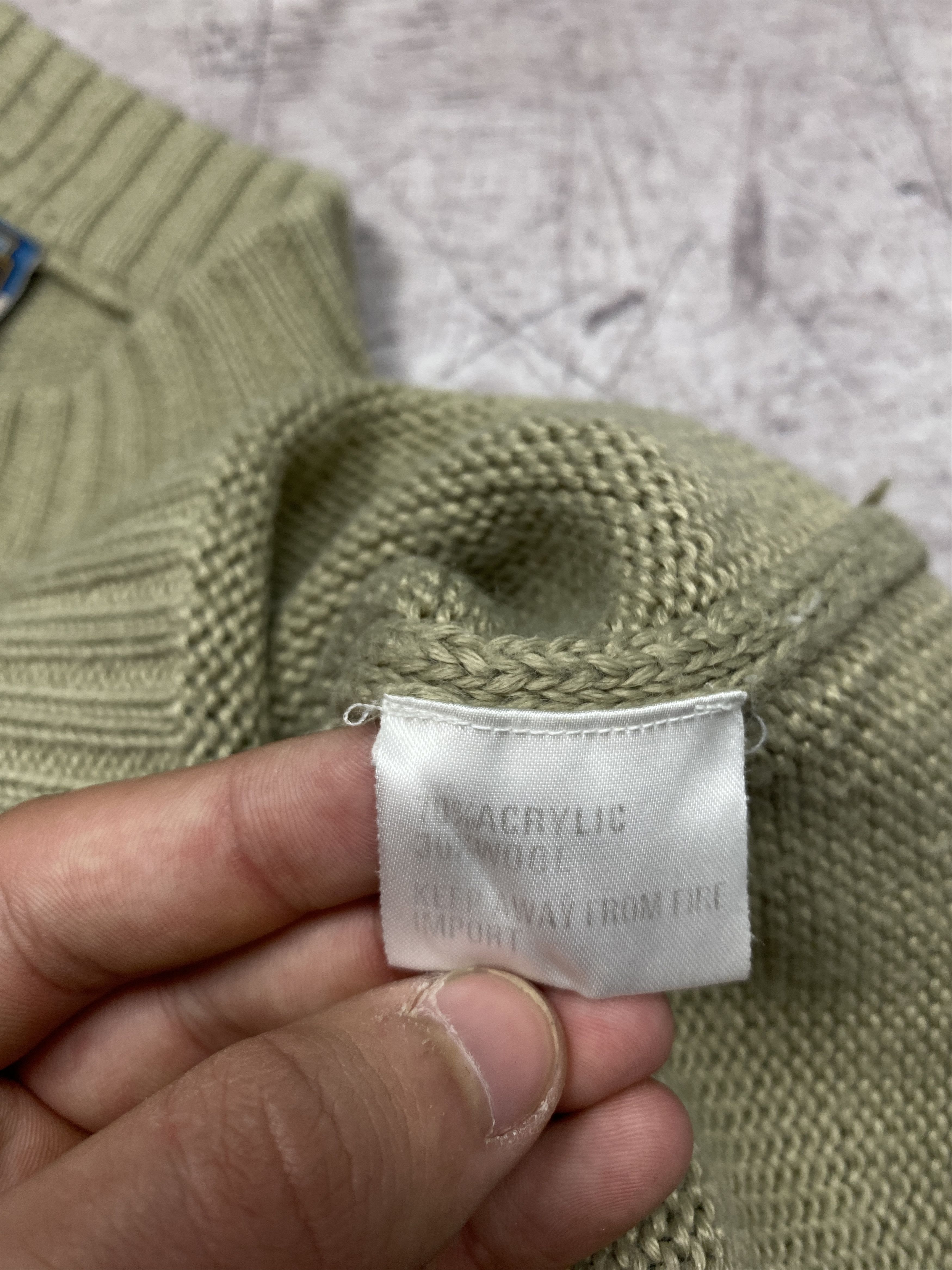 Diadora × Vintage Diadora Vintage Mens Crew Neck Knit Sweater Size US L / EU 52-54 / 3 - 5 Thumbnail