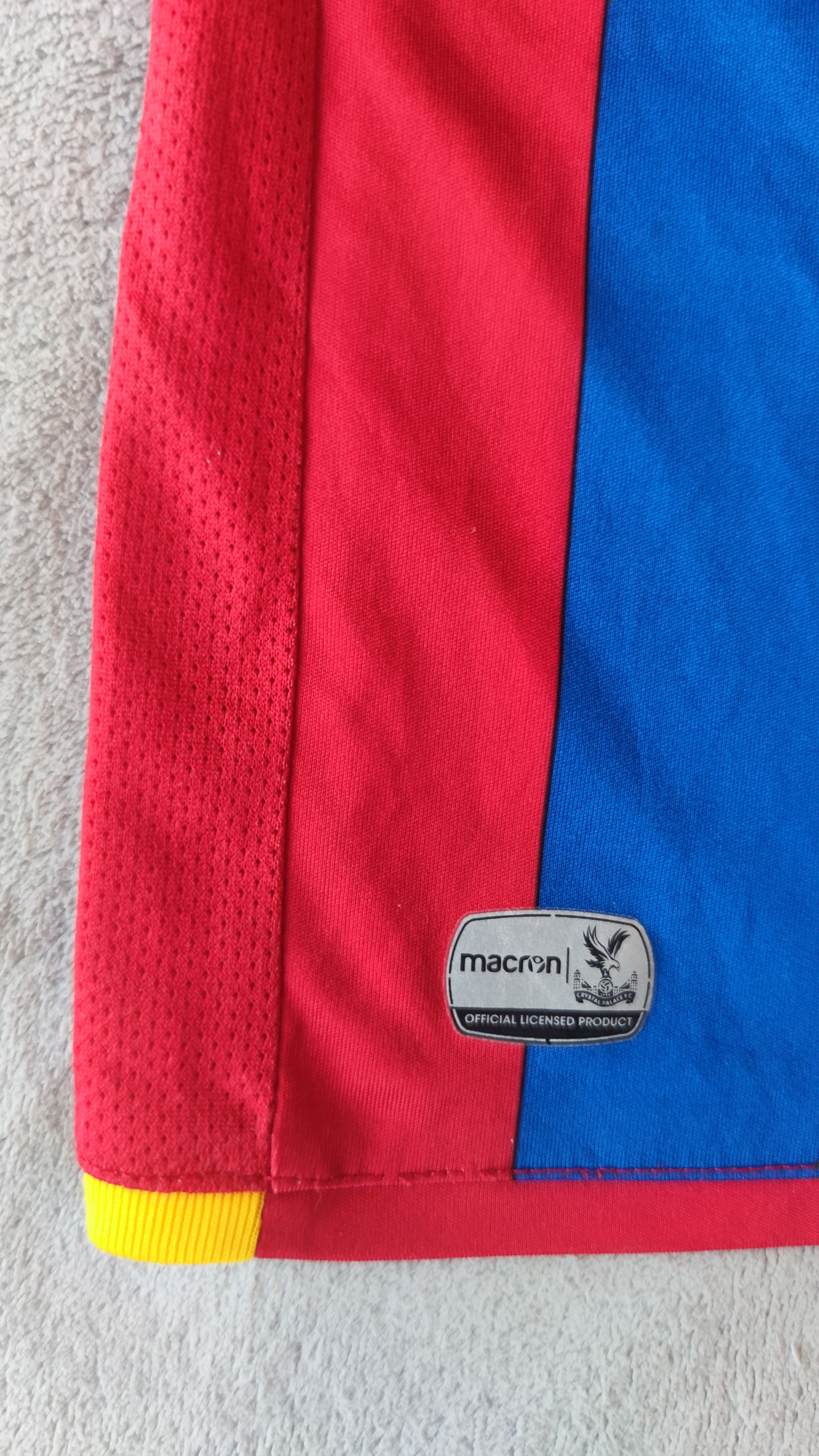 Macron Crystal Palace soccer jersey Home 2017/18 Size US XL / EU 56 / 4 - 6 Thumbnail
