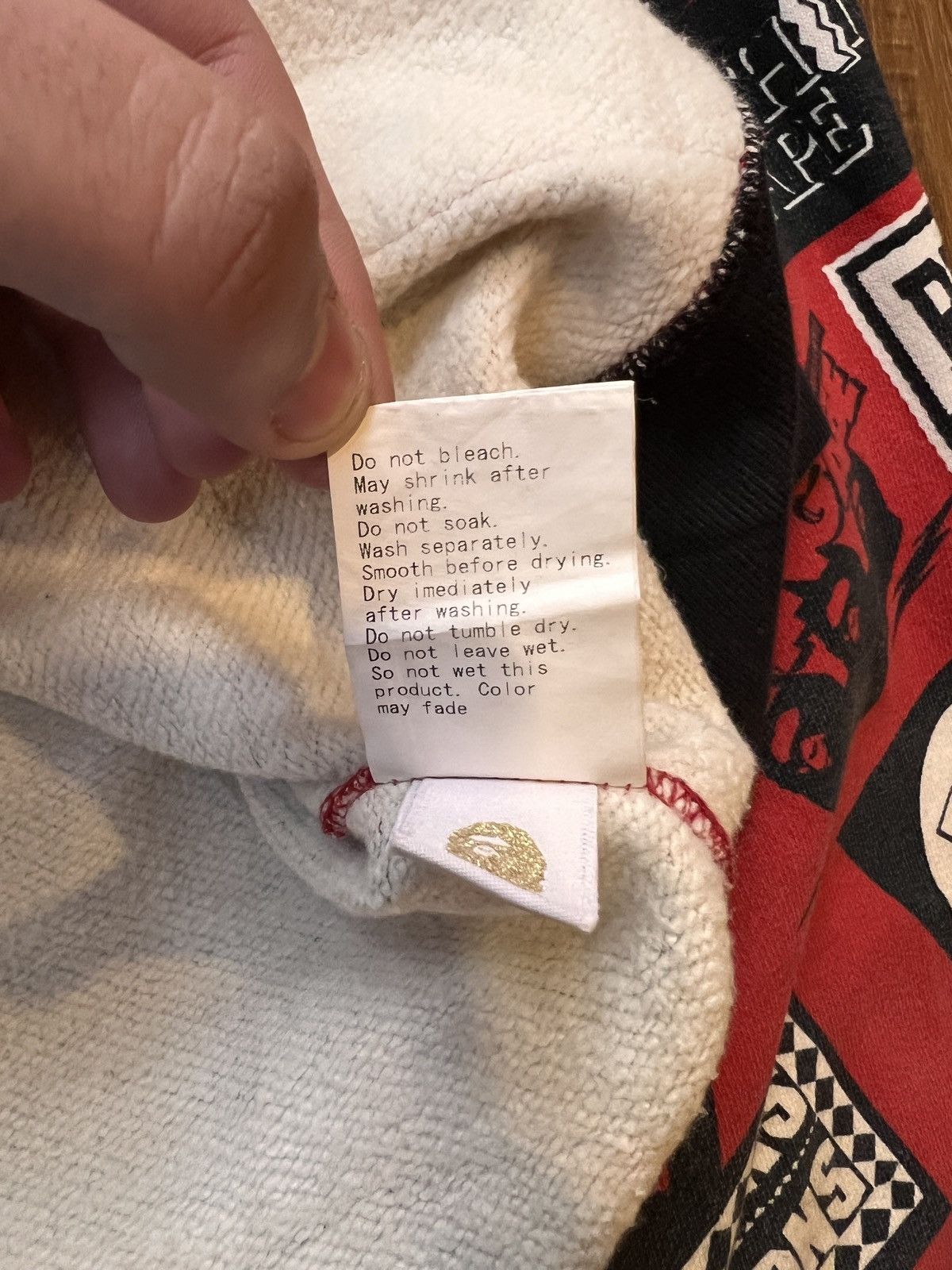 Bape Rare Bape Nigo Dr. Zaius Zip Hoodie (Red/White/Black) Size US XL / EU 56 / 4 - 13 Thumbnail