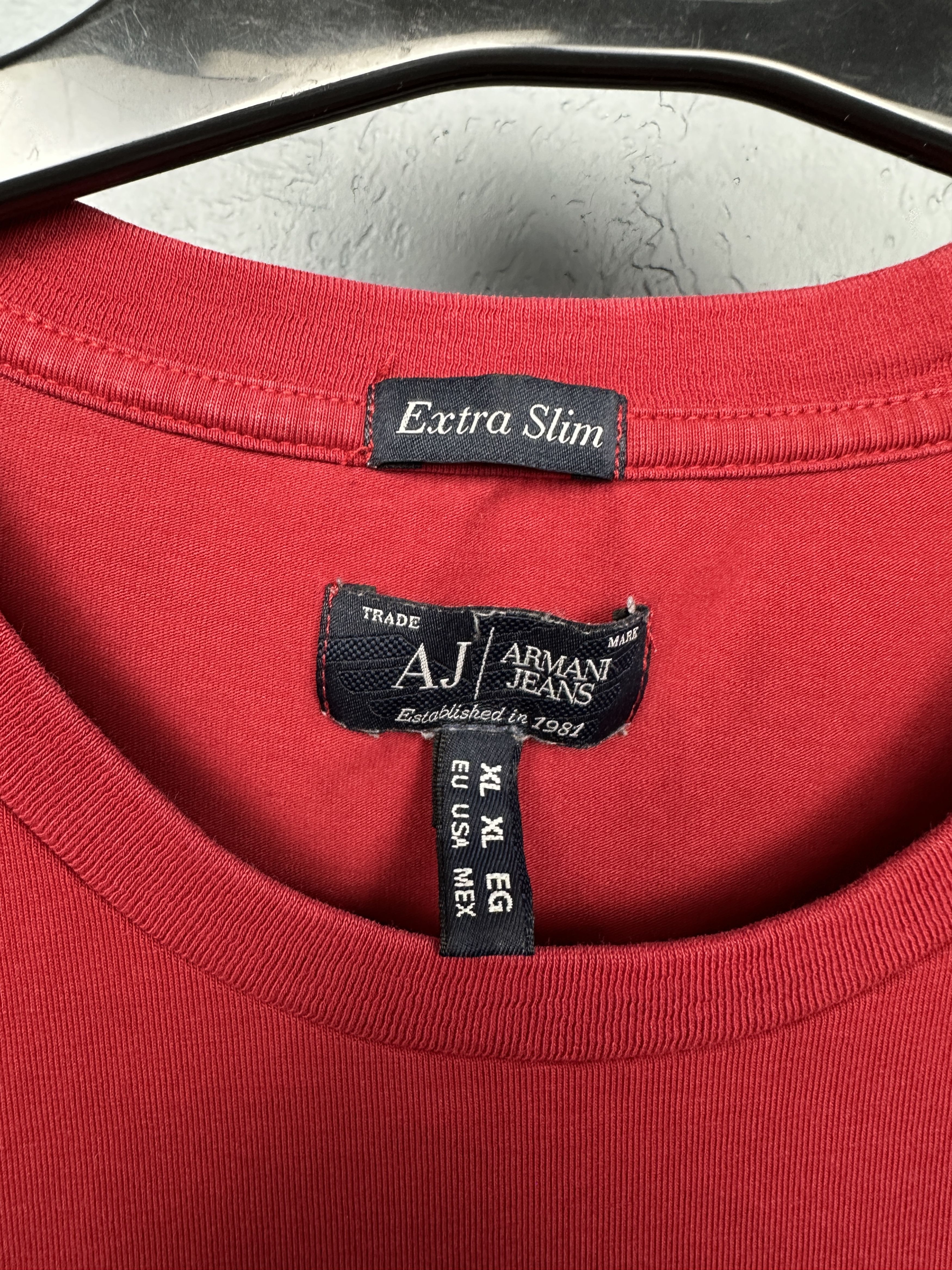 Armani Armani Jeans Mens Big Logo T-Shirt Size US XL / EU 56 / 4 - 3 Thumbnail
