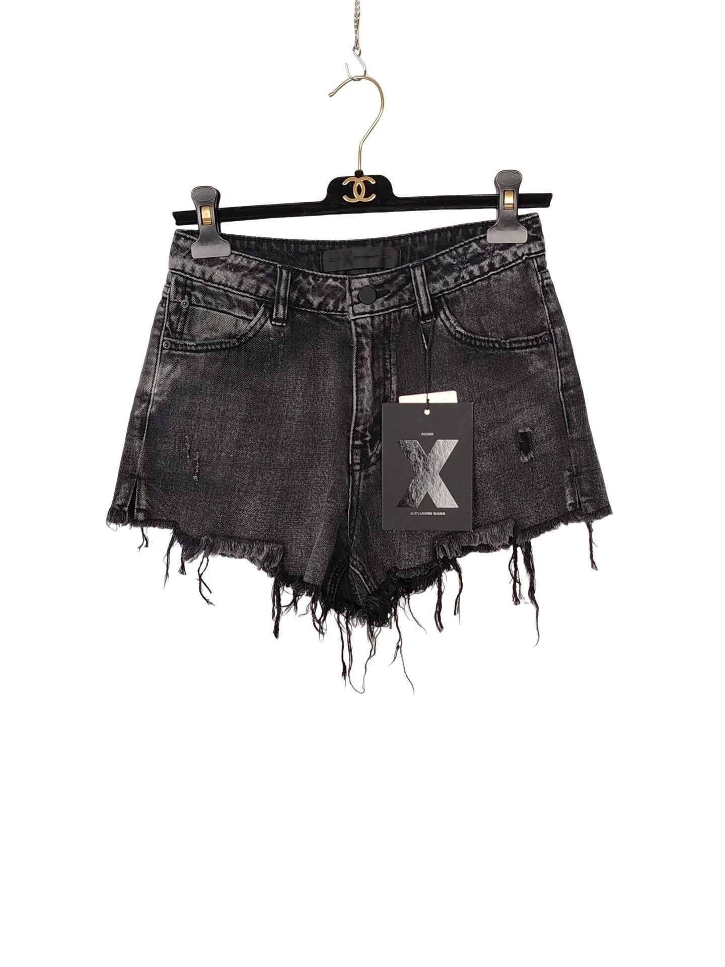 Alexander Wang Alexander Wang Bite Denim Shorts Size 26 Size 26" / US 2 / IT 38 - 1 Thumbnail