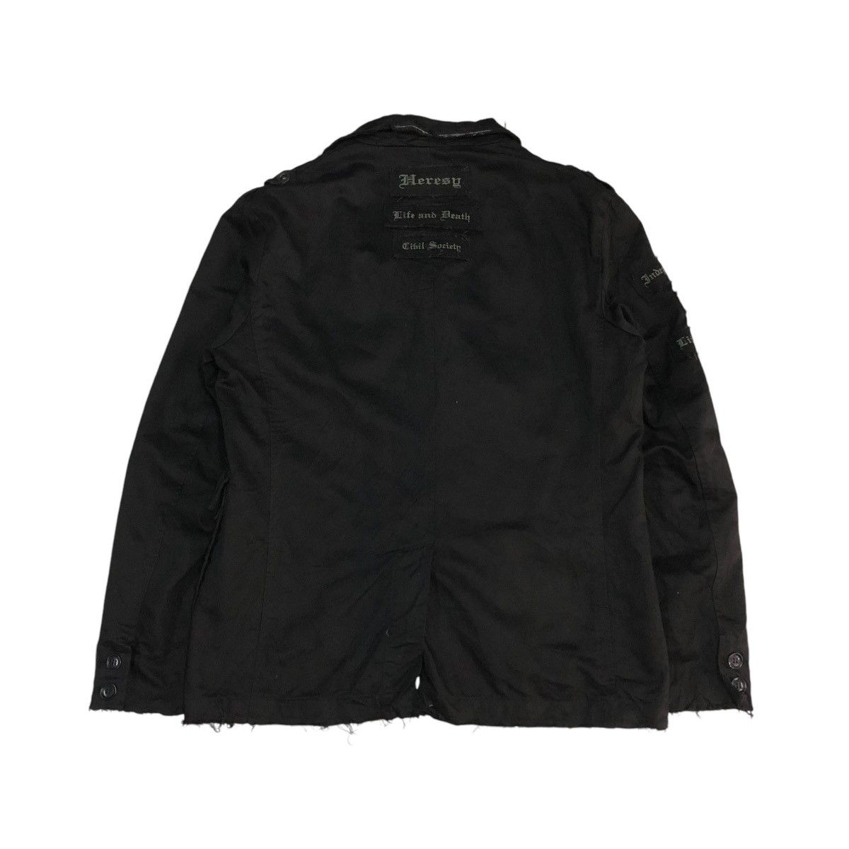 In The Attic 🔥VINTAGE BIKER PUNK JACKET DISTRESSED IN THE ATTIC Size US L / EU 52-54 / 3 - 2 Thumbnail