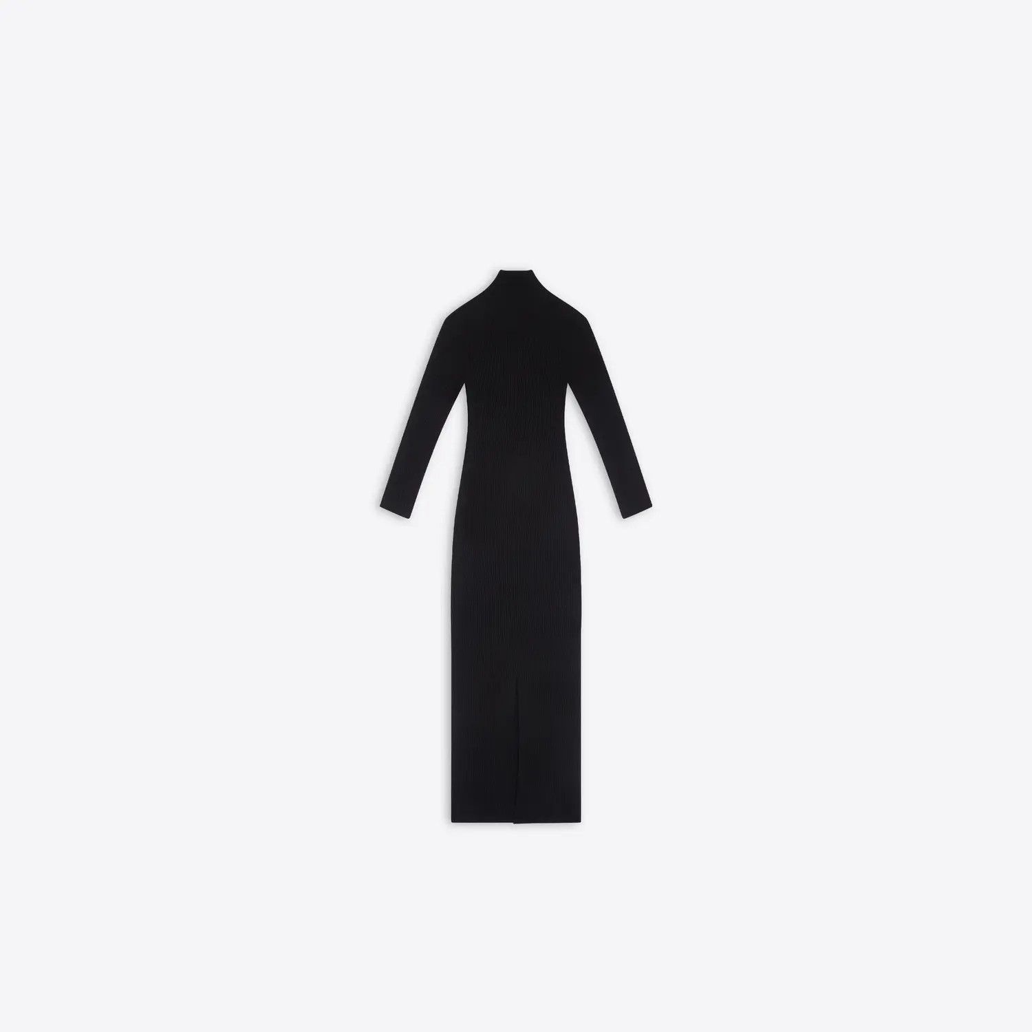 Balenciaga o1mt1gz0325 Fitted Dress in Black Size L / US 10 / IT 46 - 2 Thumbnail