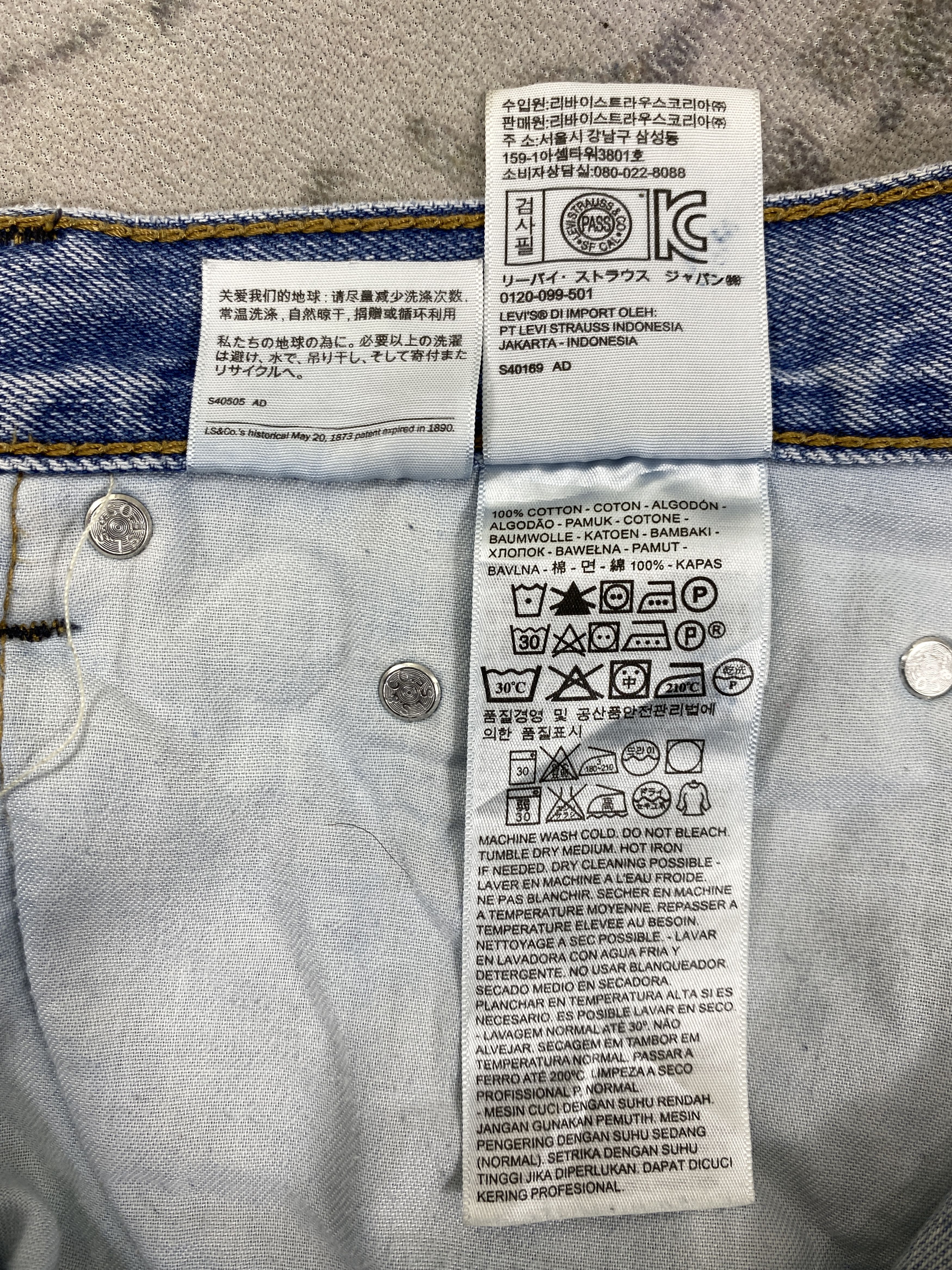 Levi's Mid Blue Vintage Levi's 550 Jeans 38x31.5 Denim -SJ010 Size US 38 / EU 54 - 10 Thumbnail