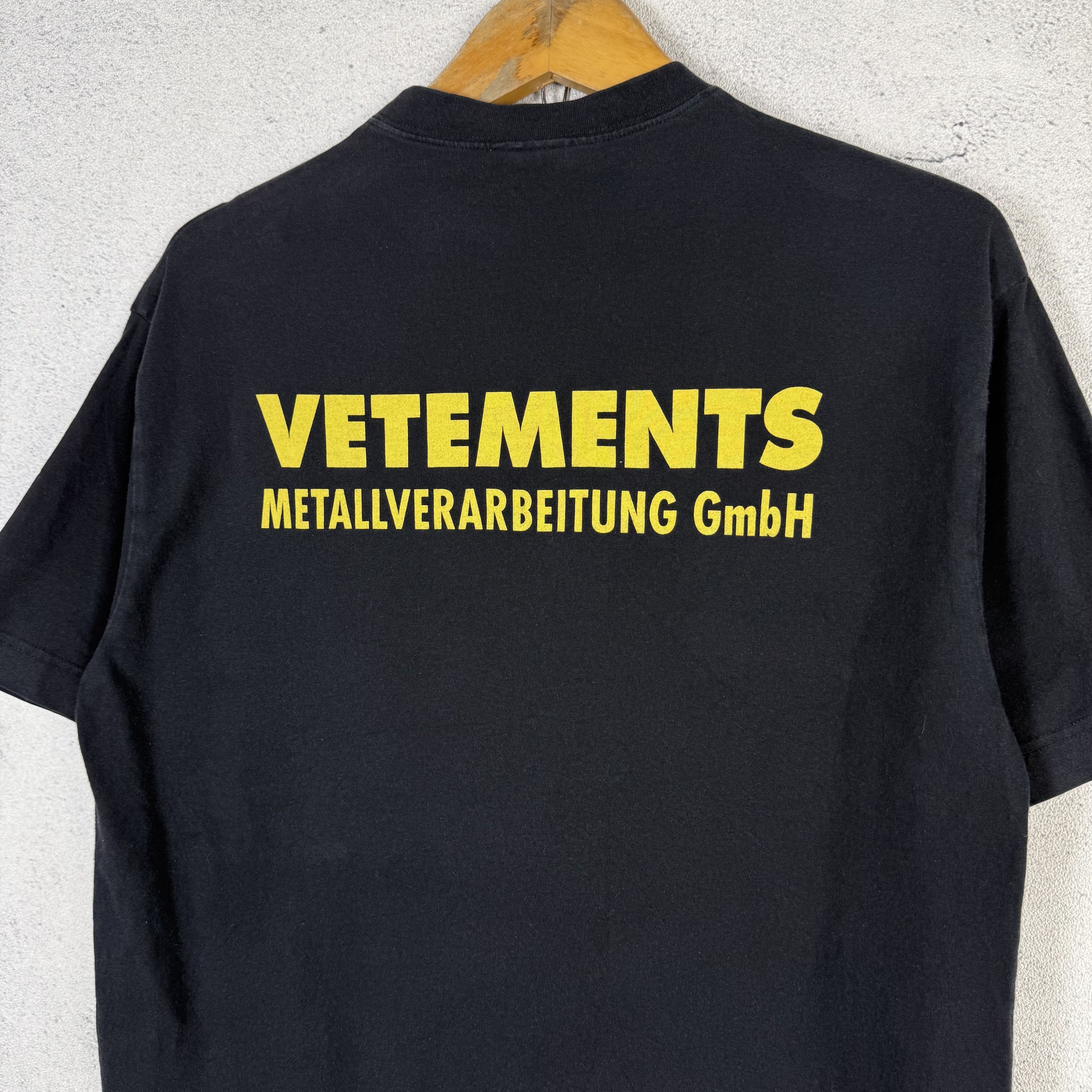 Vetements Vetements SS18 METALLVERARBEITUNG Tshirt Size US XS / EU 42 / 0 - 3 Thumbnail