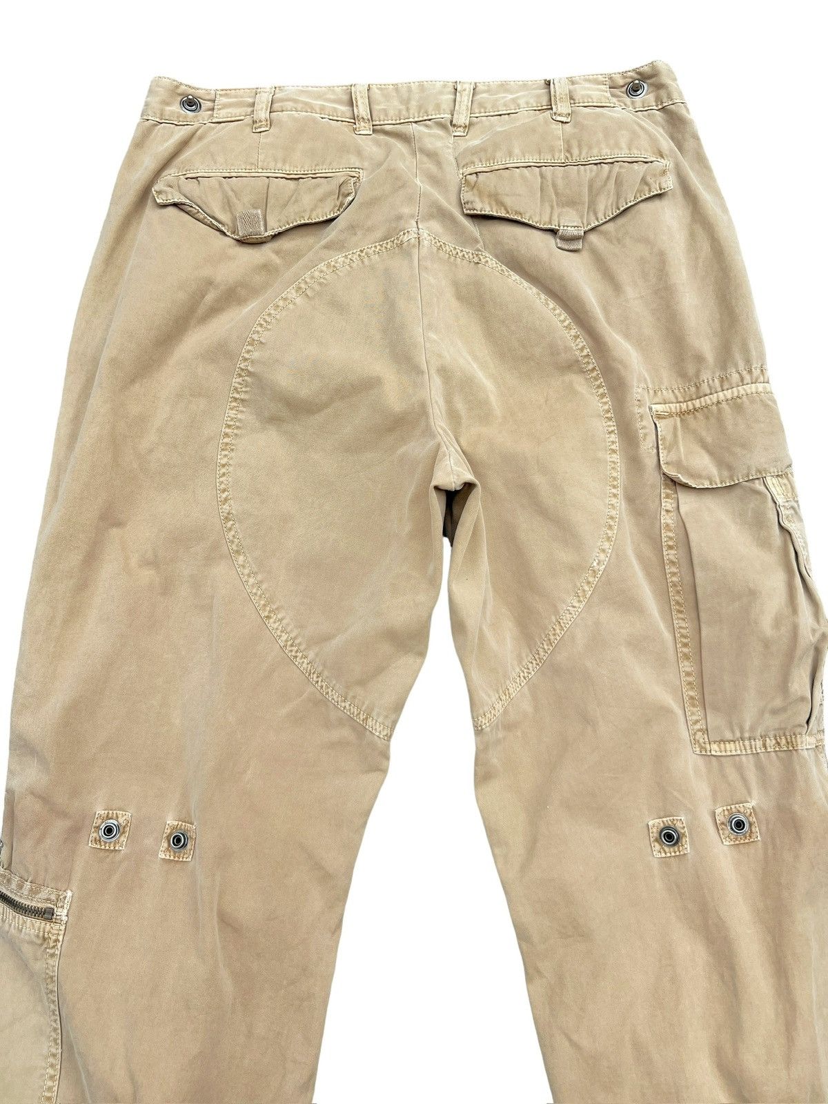 Avirex Ralph Lauren Multipocket Tactikal Bondage Baggy Pants 35x31 Size US 35 - 5 Thumbnail