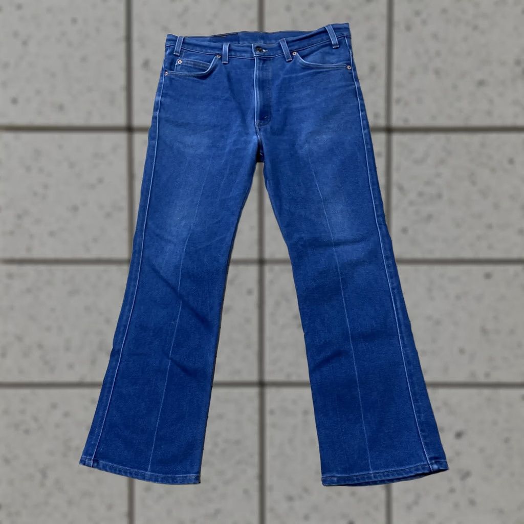 Levi's VINTAGE Levi's Jeans Men 517 Bootcut 36x30 Orange Tab USA Blue Denim 90s Rare 34x28 Jeans Mens Black? Size US 36 / EU 52 - 1 Thumbnail