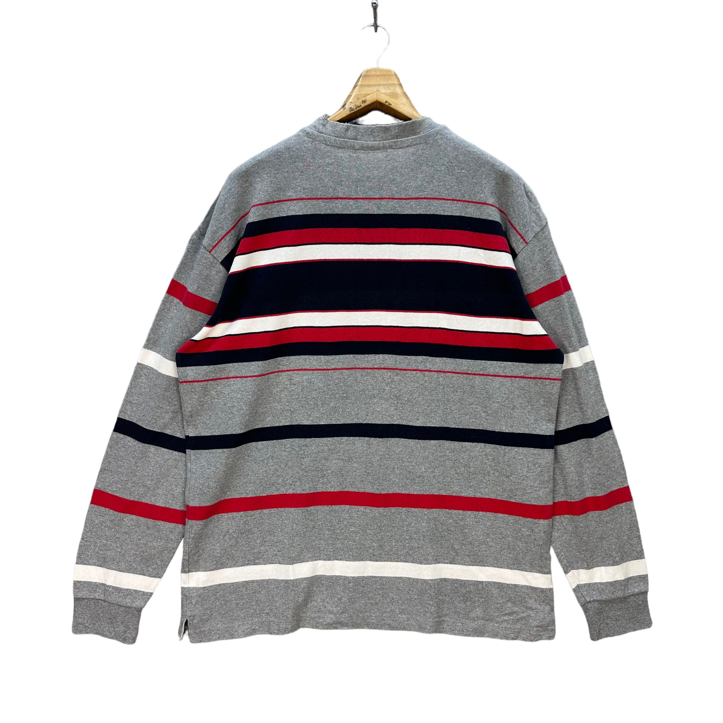 Canterbury of New Zealand Canterbury New Zealand Striped Long Sleeve Shirt #9337-004 Size US L / EU 52-54 / 3 - 10 Thumbnail
