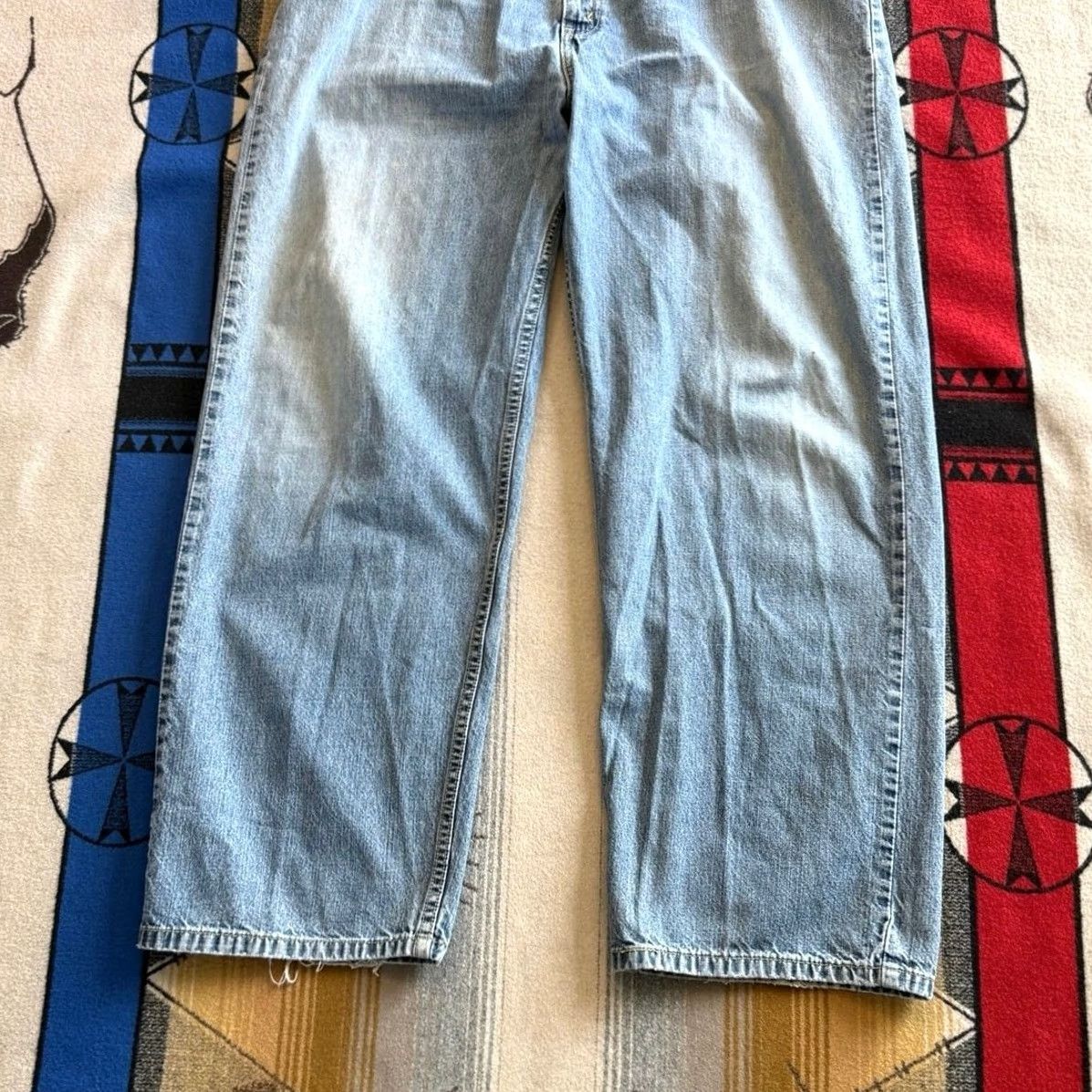 Levi's VINTAGE Levis SilverTab Jeans Mens 40x30 Low Loose Baggy Denim Y2K Skater Size US 40 / EU 56 - 7 Thumbnail