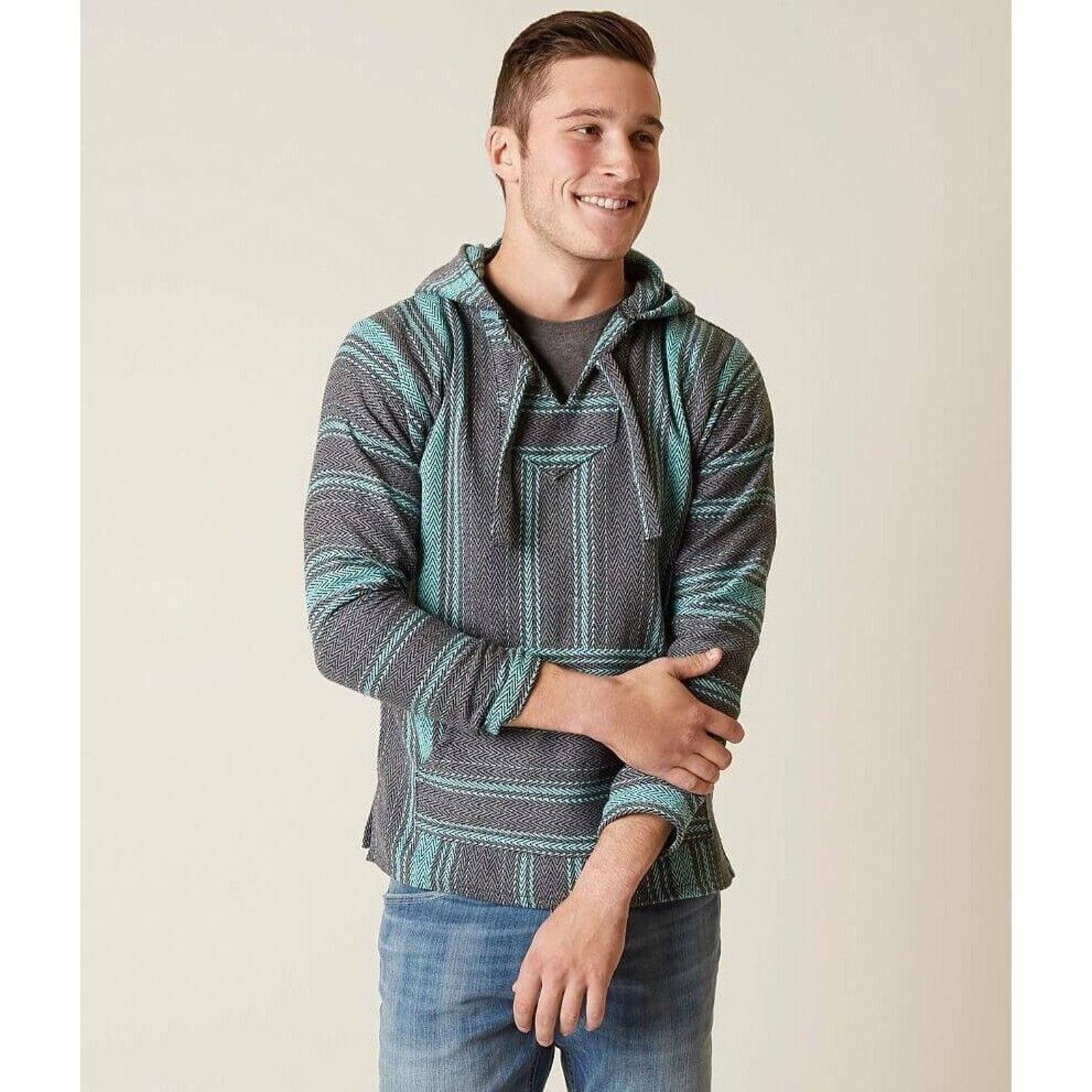 Other NEW Flaco Tequilla Hoodie SENOR LOPEZ Blue / Grey Hood \ Size US M / EU 48-50 / 2 - 2 Thumbnail