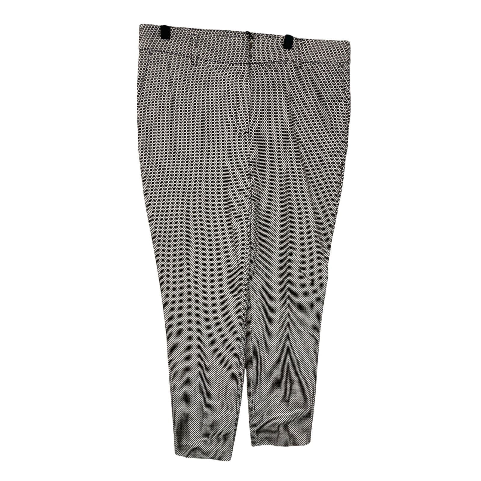 Adrianna Papell NWT Adrianna Papell Pull-On Geometric Treeca Check SZ 10 Size 32" / US 10 / IT 46 - 2 Thumbnail