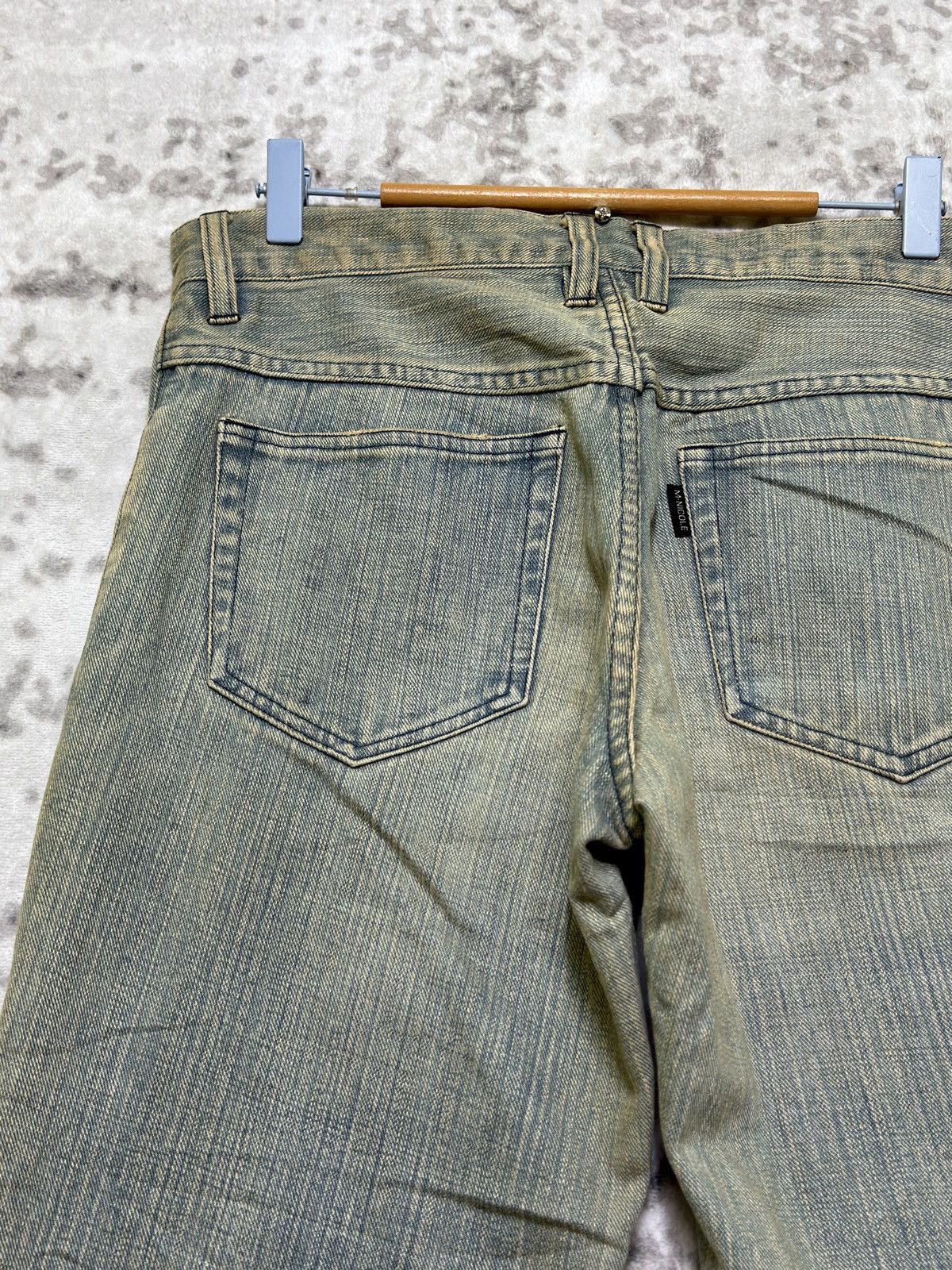Nicole Club Vintage Monsieur Nicole Flared Mud Wash Bootcut Denim Jeans Size US 32 / EU 48 - 11 Thumbnail