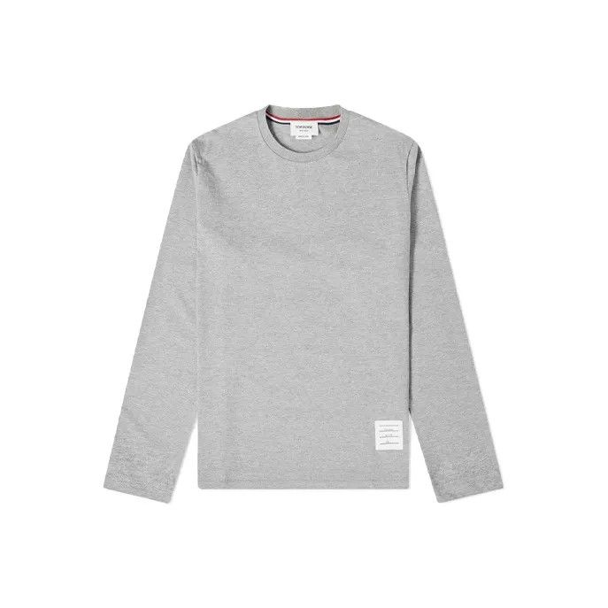 Thom Browne Thom Browne Gray Long Sleeve T-Shirt 0079 Size US XXS / EU 40 - 1 Thumbnail