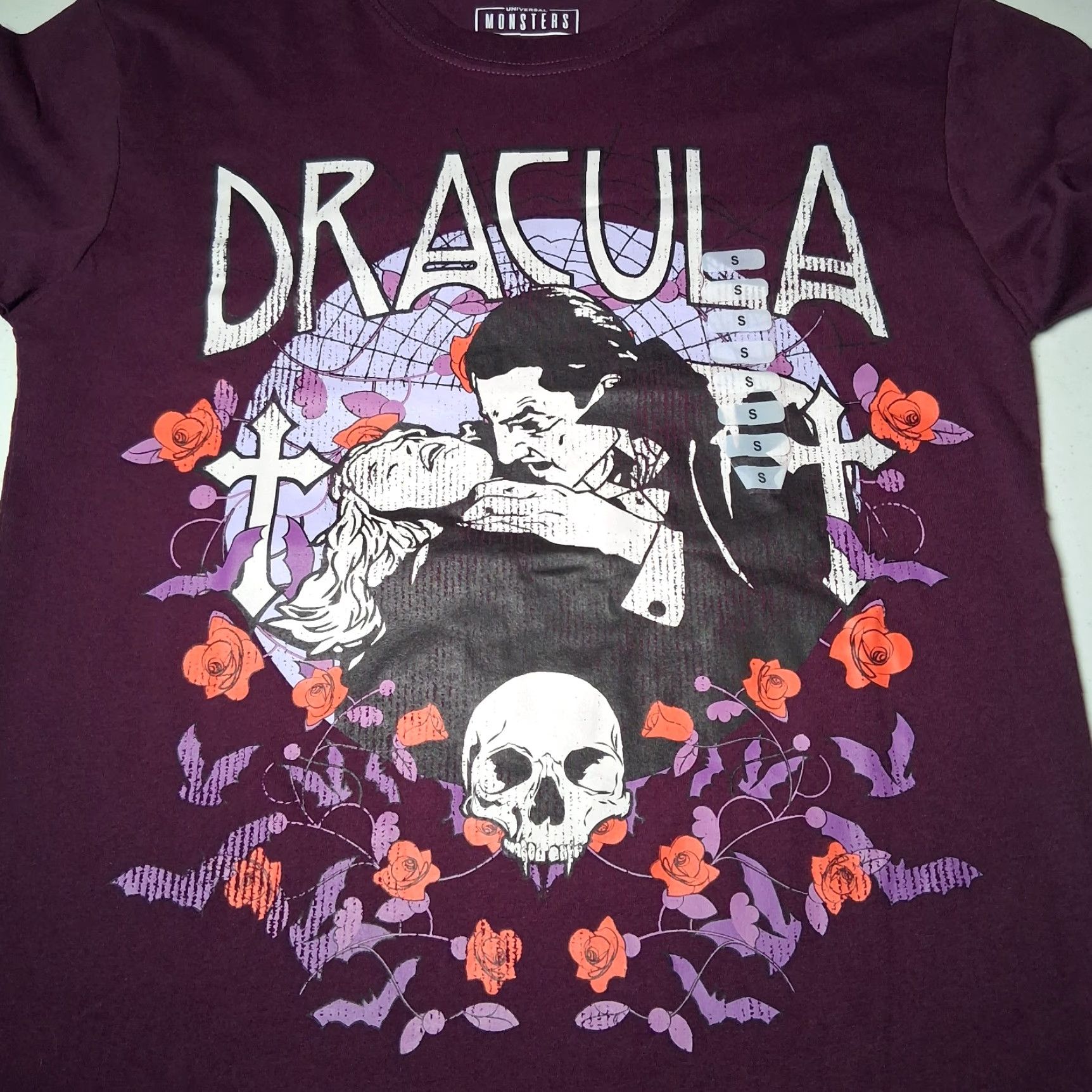 Vintage Universal Studios Monsters Dracula Shirt Women Small Purple Graphic Horror NEW Movie Monster Film Womens Size S / US 4 / IT 40 - 8 Thumbnail