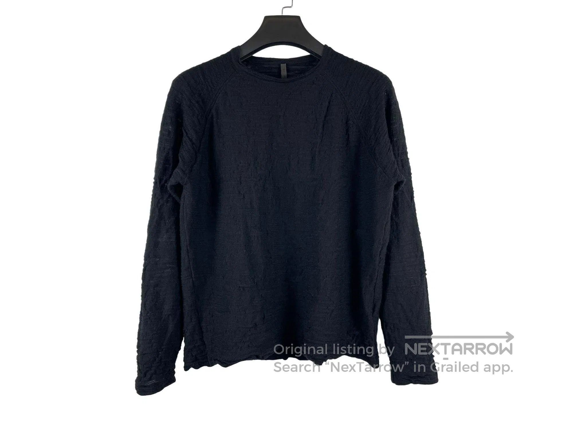 _J.L-A.L_ _J.L-A.L_ Black Textured Knit Top Size US L / EU 52-54 / 3 - 1 Thumbnail