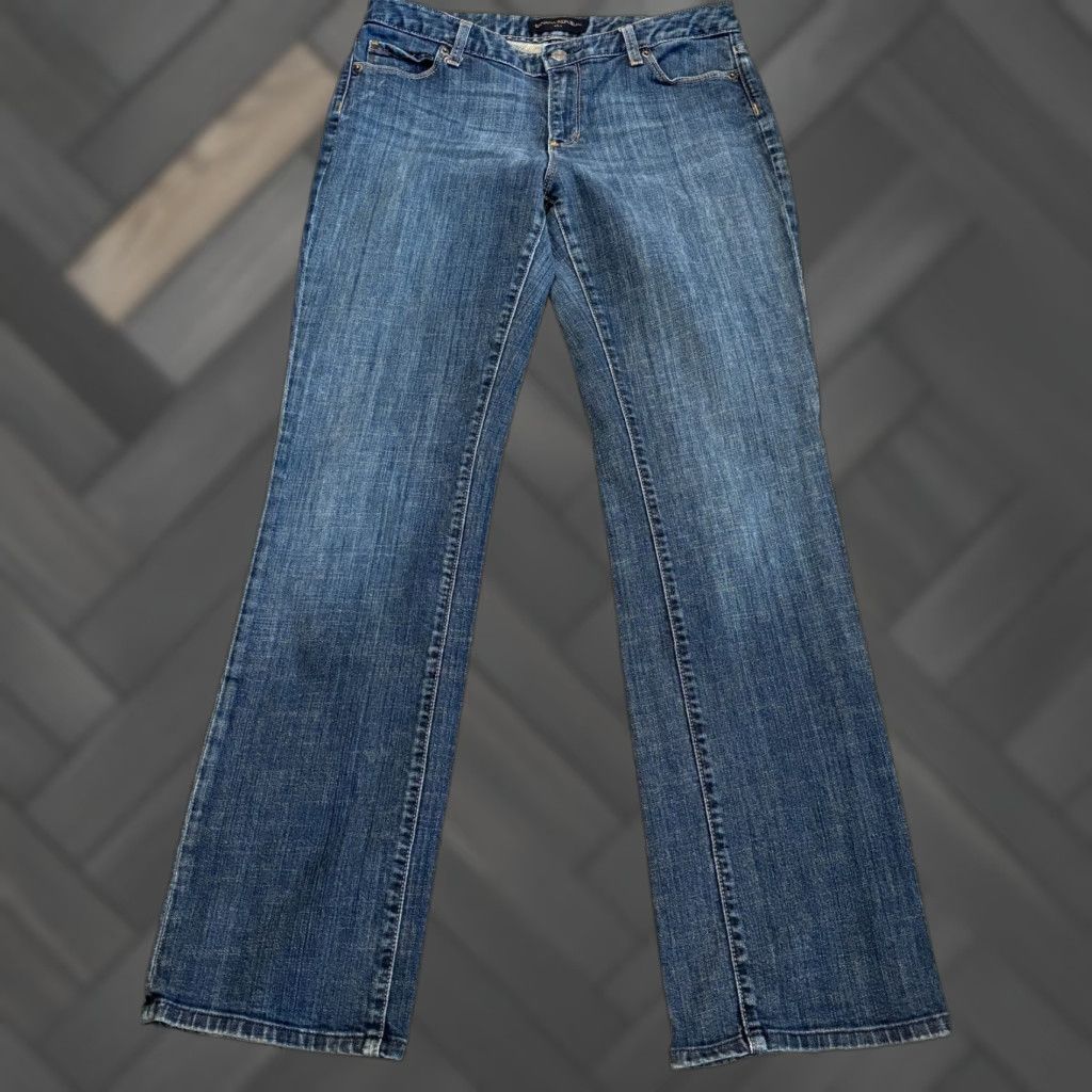 Banana Republic Banana Republic Jeans Womens 30/10R Blue Denim Dark Wash Straight Casual Size 30" / US 8 / IT 44 - 1 Thumbnail