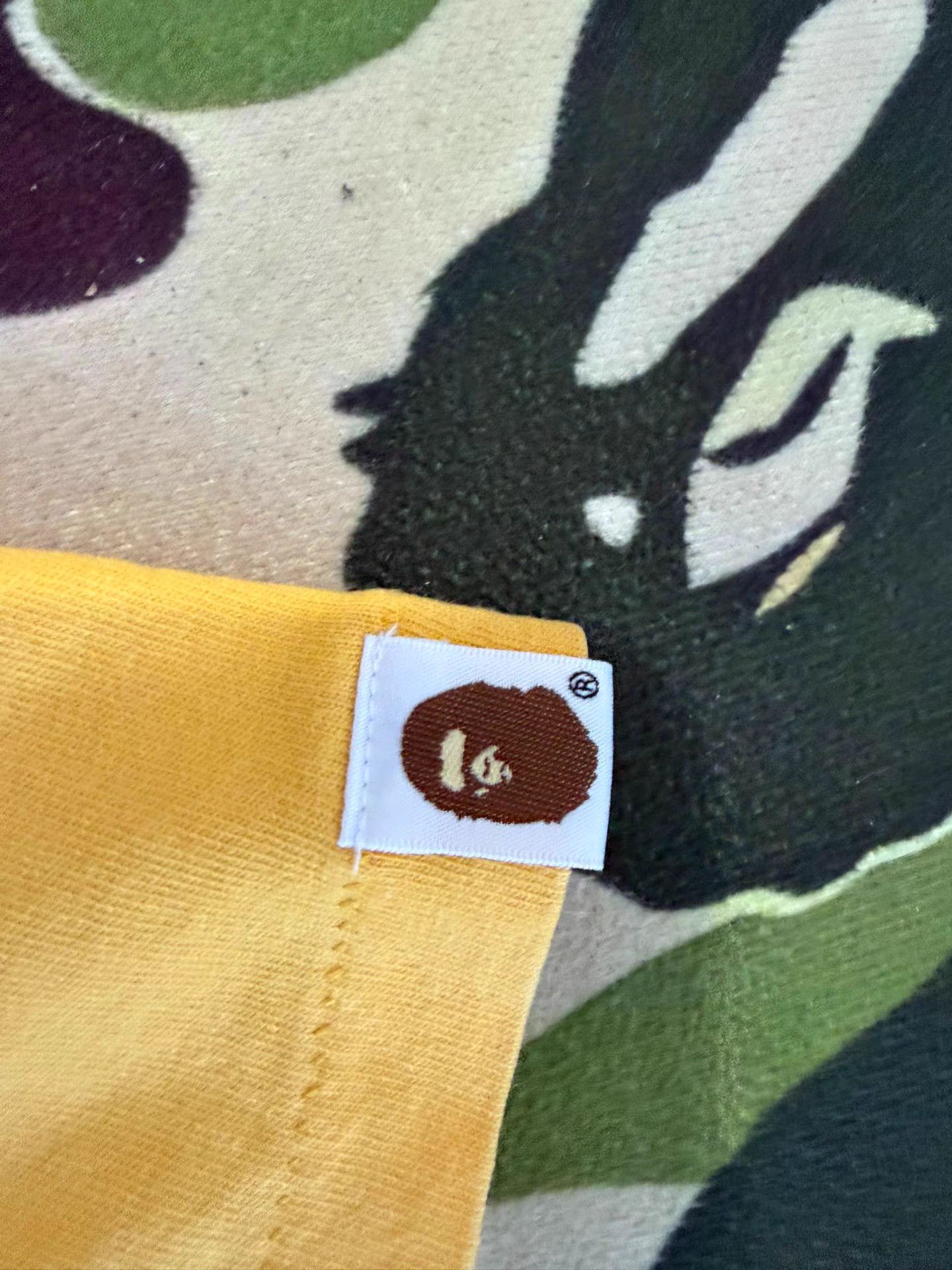Bape Bape Yellow Shark Print T-Shirt Size US XL / EU 56 / 4 - 4 Thumbnail