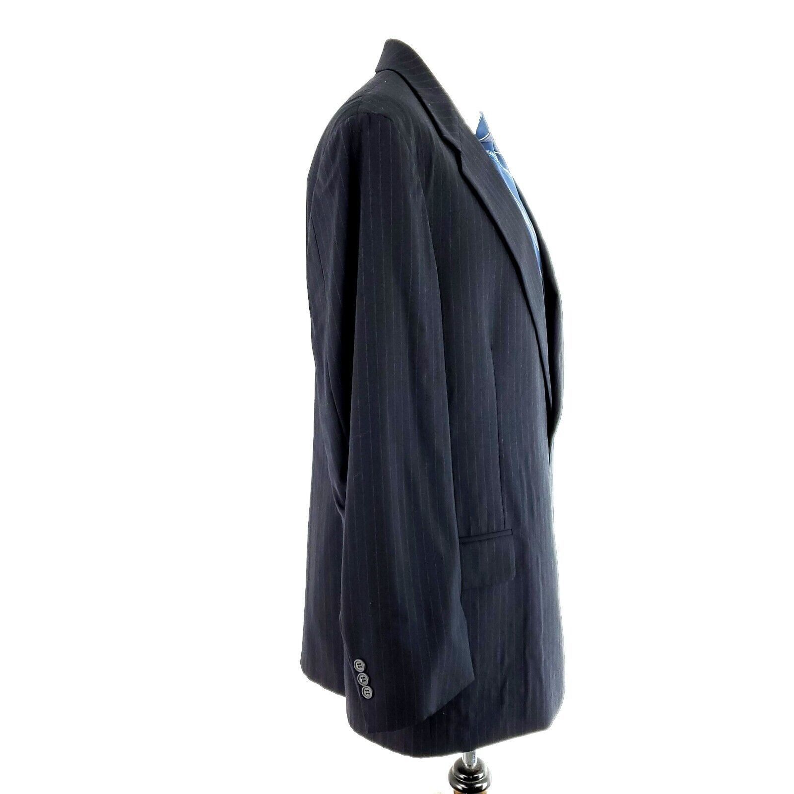 Brooks Brothers Vintage Brooks Brothers Wool 2 Button Suit Jacket 42R Blue S Size 42R - 7 Thumbnail