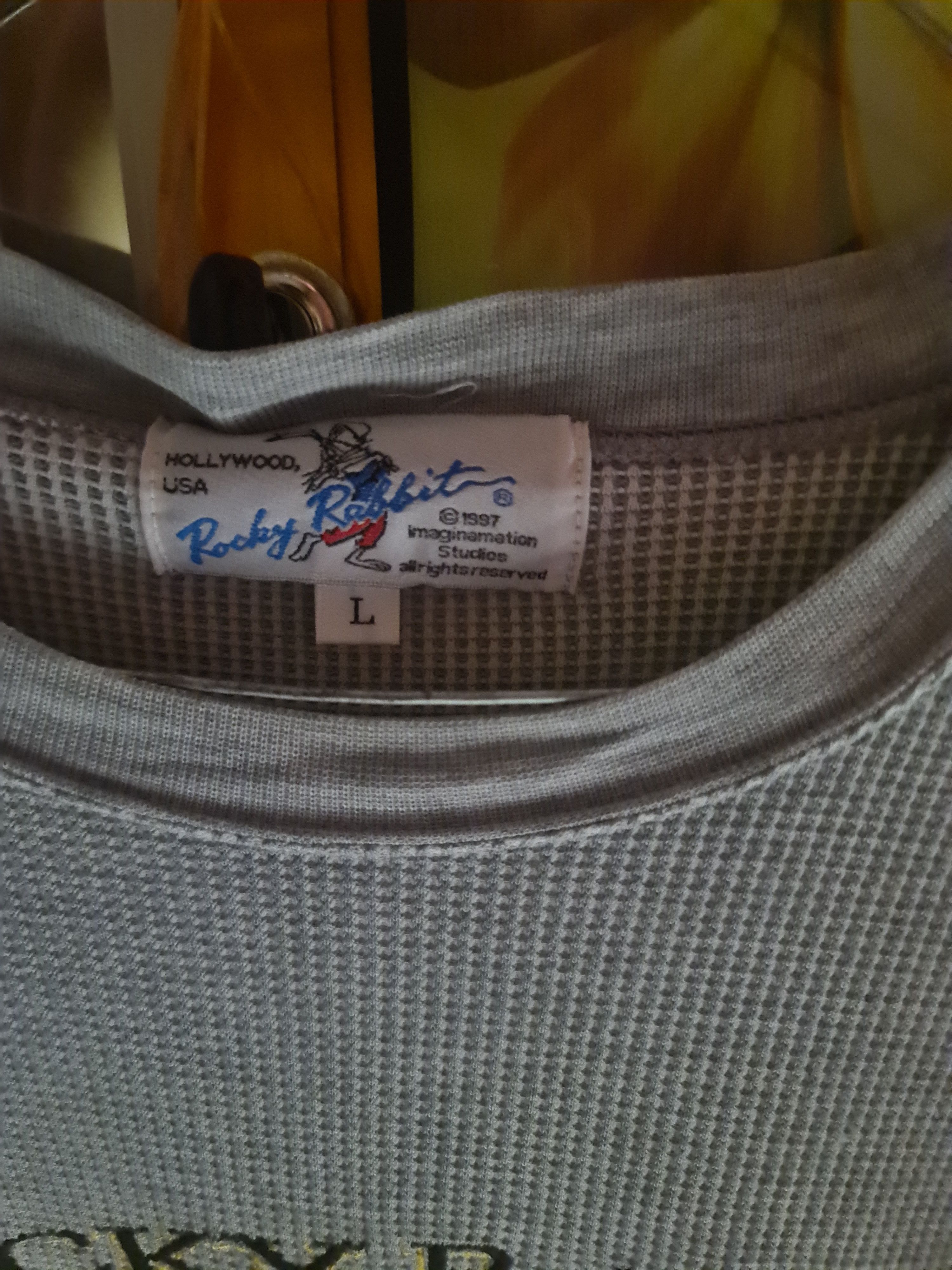 Other SHIRT VINTAGE ROCKY RABBIT ©️1997 Size US L / EU 52-54 / 3 - 2 Thumbnail