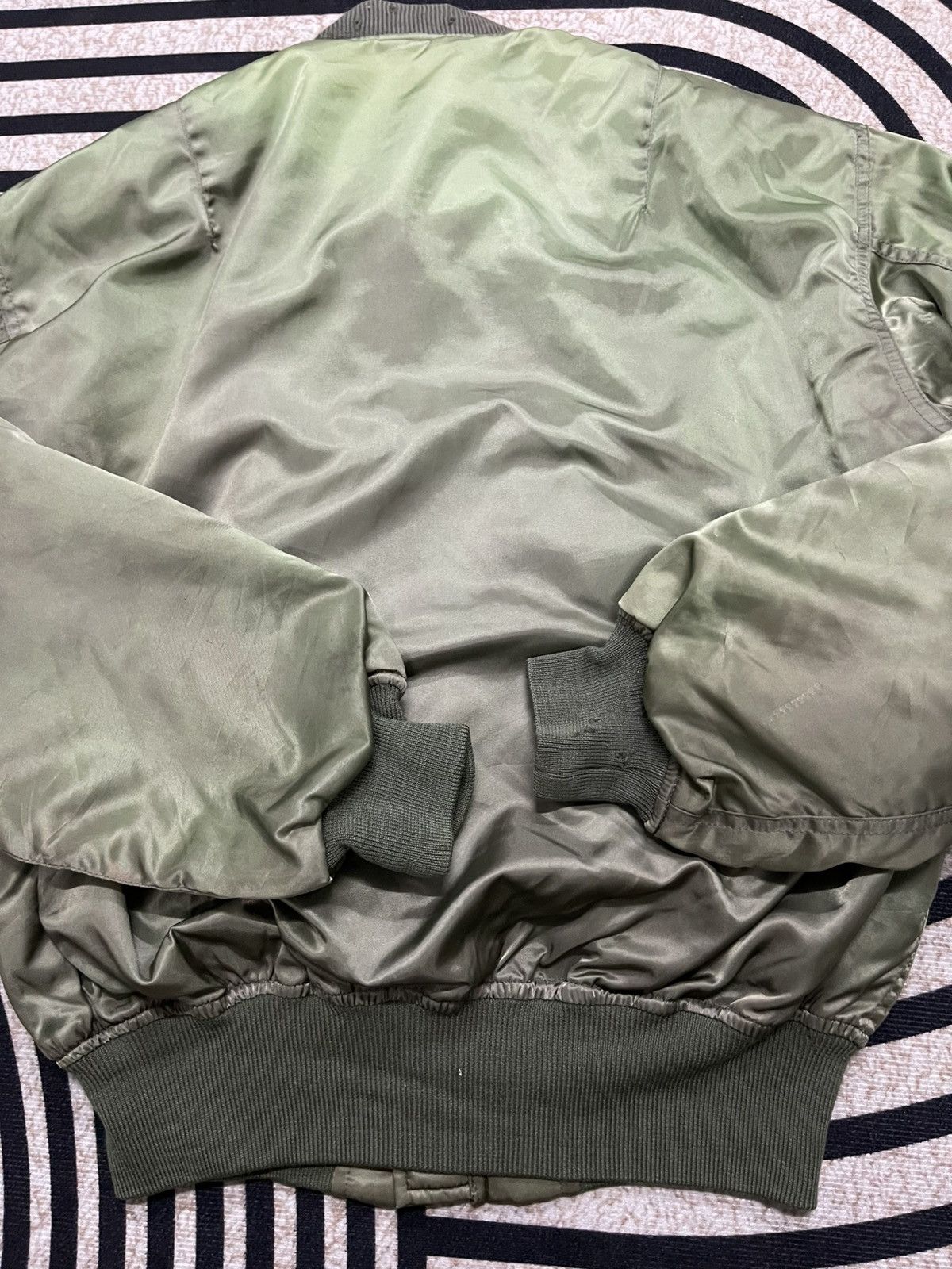 Vintage 70s HOUSTON FIELD JACKET M-1943 SUN FADED JACKET RARE Size US L / EU 52-54 / 3 - 20 Thumbnail