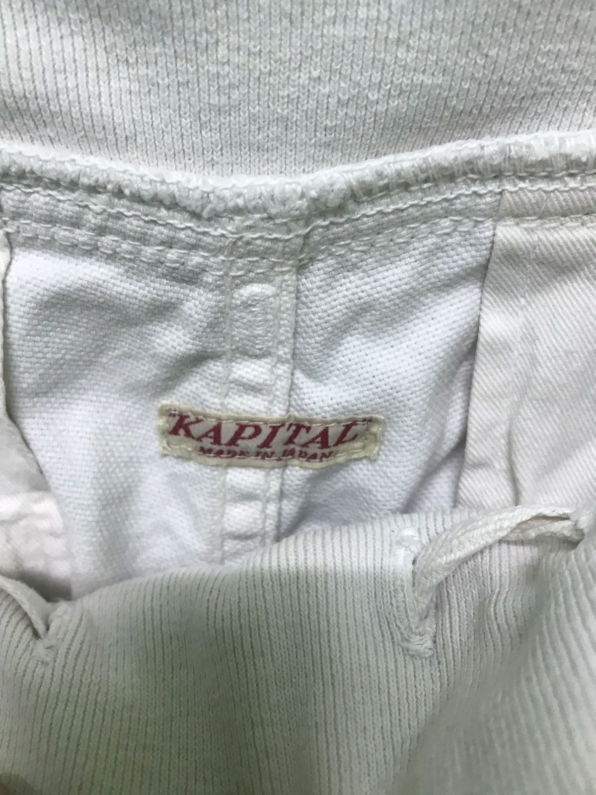 Kapital Kapital White Sarouel Balloon Pants with Button Fly Size US 30 / EU 46 - 7 Thumbnail