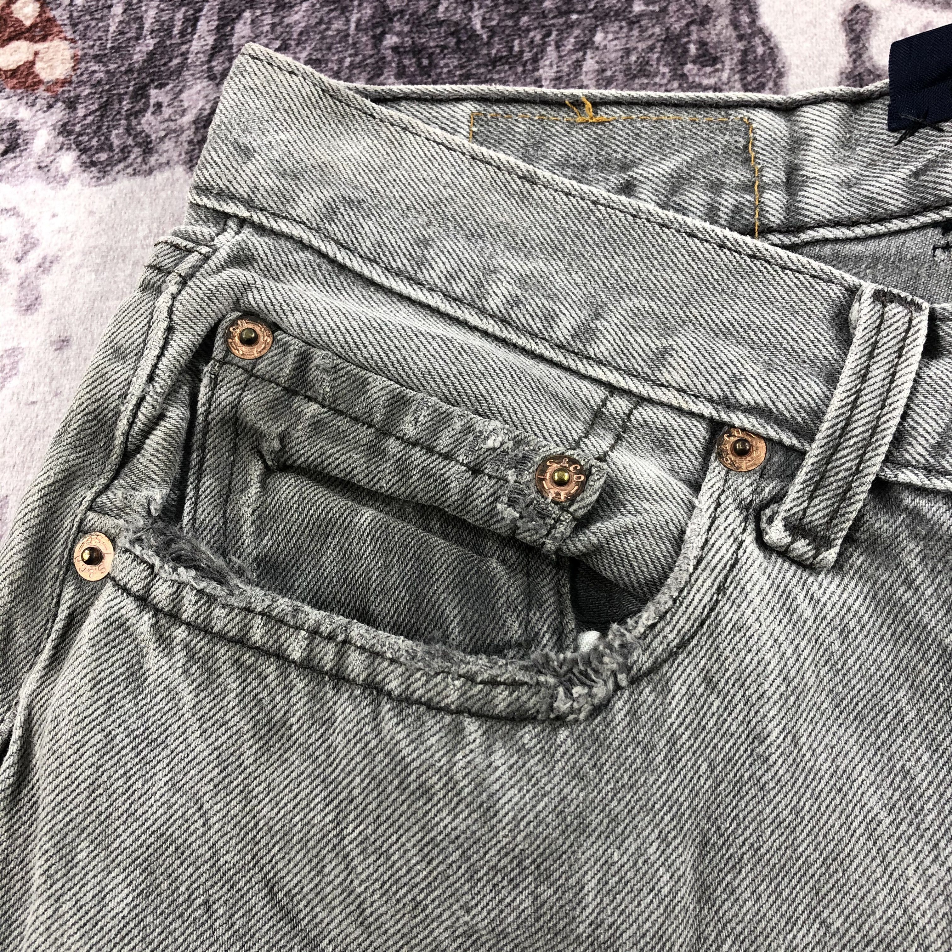 Levi's × Vintage 90s Vintage Ash Grey Levis 501 Jeans-JM2642 Size US 38 / EU 54 - 13 Thumbnail