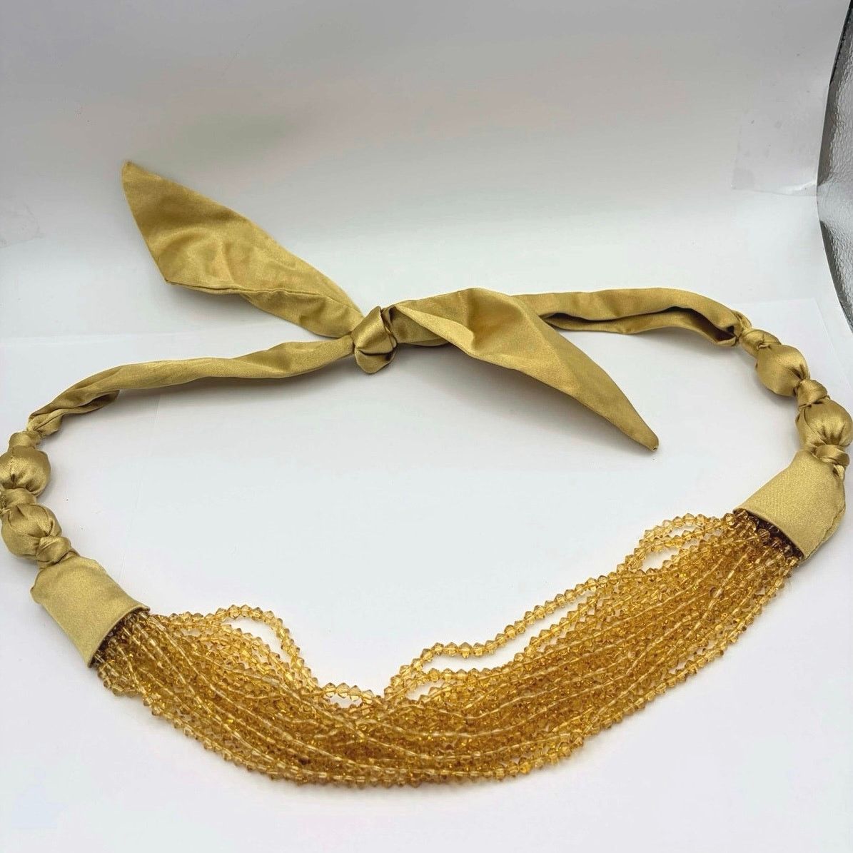 Other Gold Layered Seed Beaded Necklace Size ONE SIZE - 3 Thumbnail