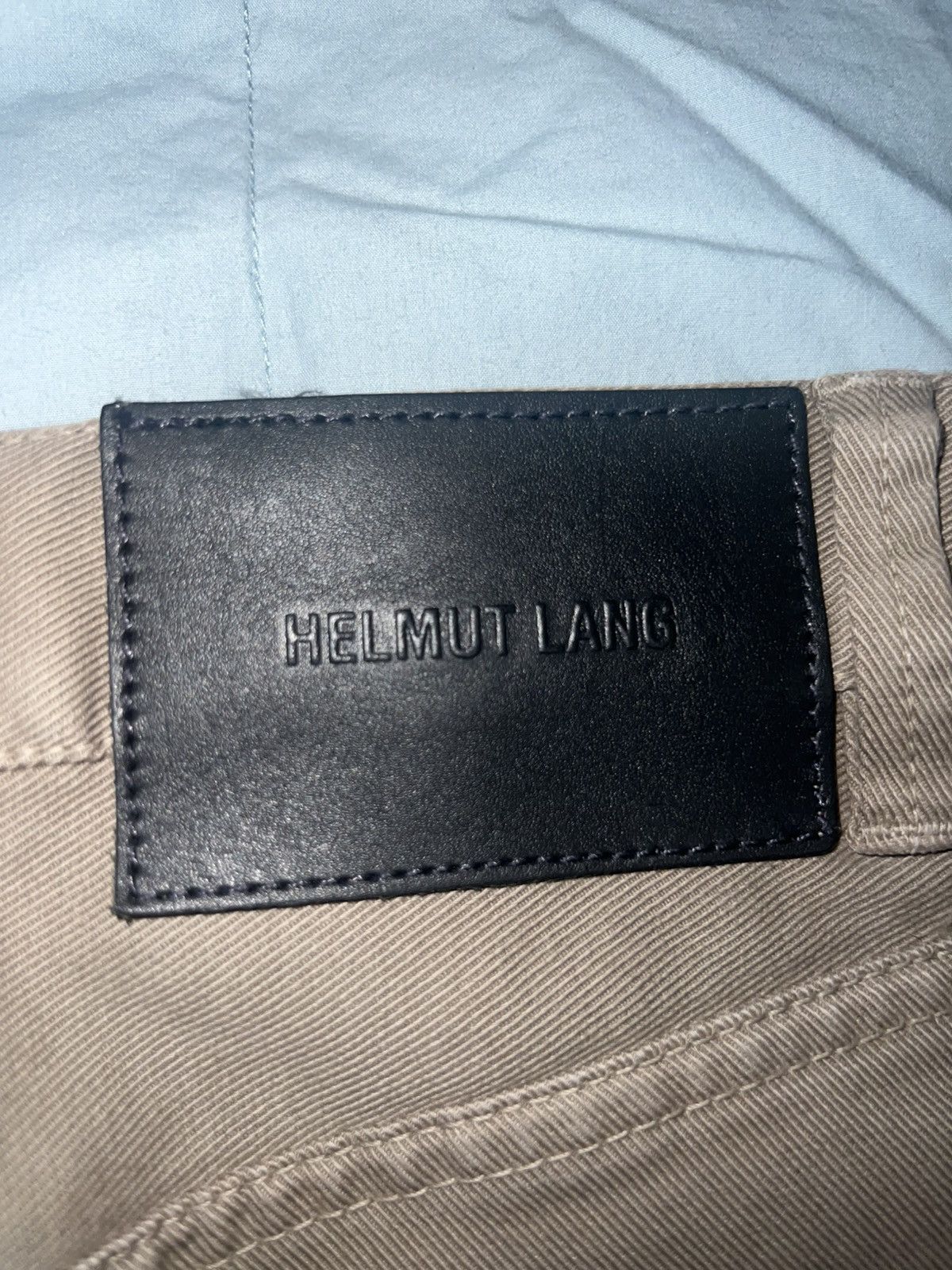 Helmut Lang Helmut Lang Distressed Khaki Skinny Pants Size US 29 - 3 Thumbnail
