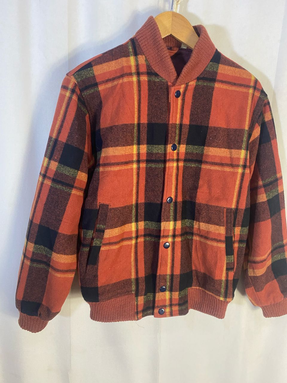 Japanese Brand × Vintage Vintage Japanese brand snap button wool jacket Size US M / EU 48-50 / 2 - 2 Thumbnail