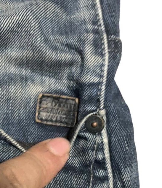 If Six Was Nine G Star Raw Curve Leg Faded Black Jeans Size US 32 / EU 48 - 4 Thumbnail