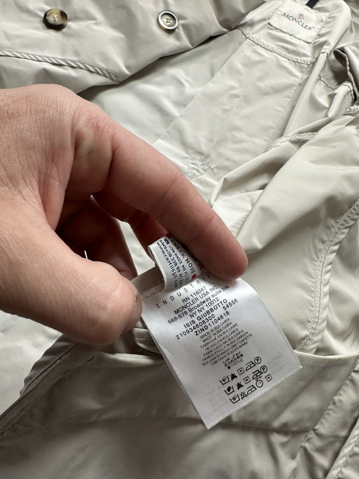 Moncler Moncler Isis Giubbotto Mid Trench Nylon Jacket Coat Size XL / US 12-14 / IT 48-50 - 13 Thumbnail