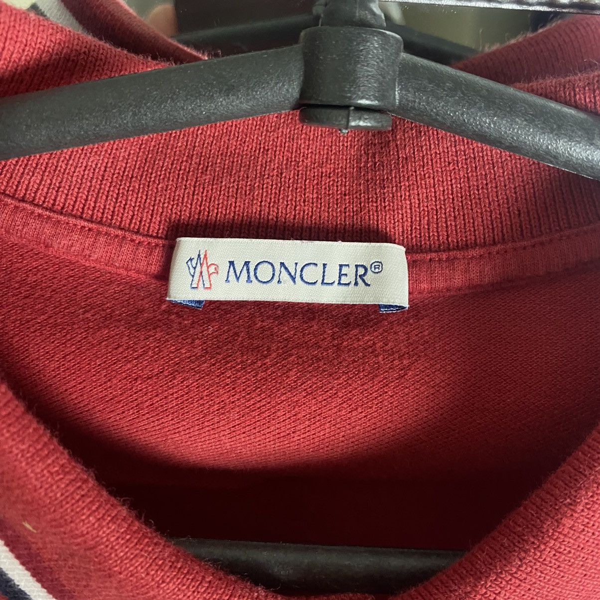 Moncler Moncler Long Sleeve Polo T-shirt Slim-Fit Size US XS / EU 42 / 0 - 4 Thumbnail