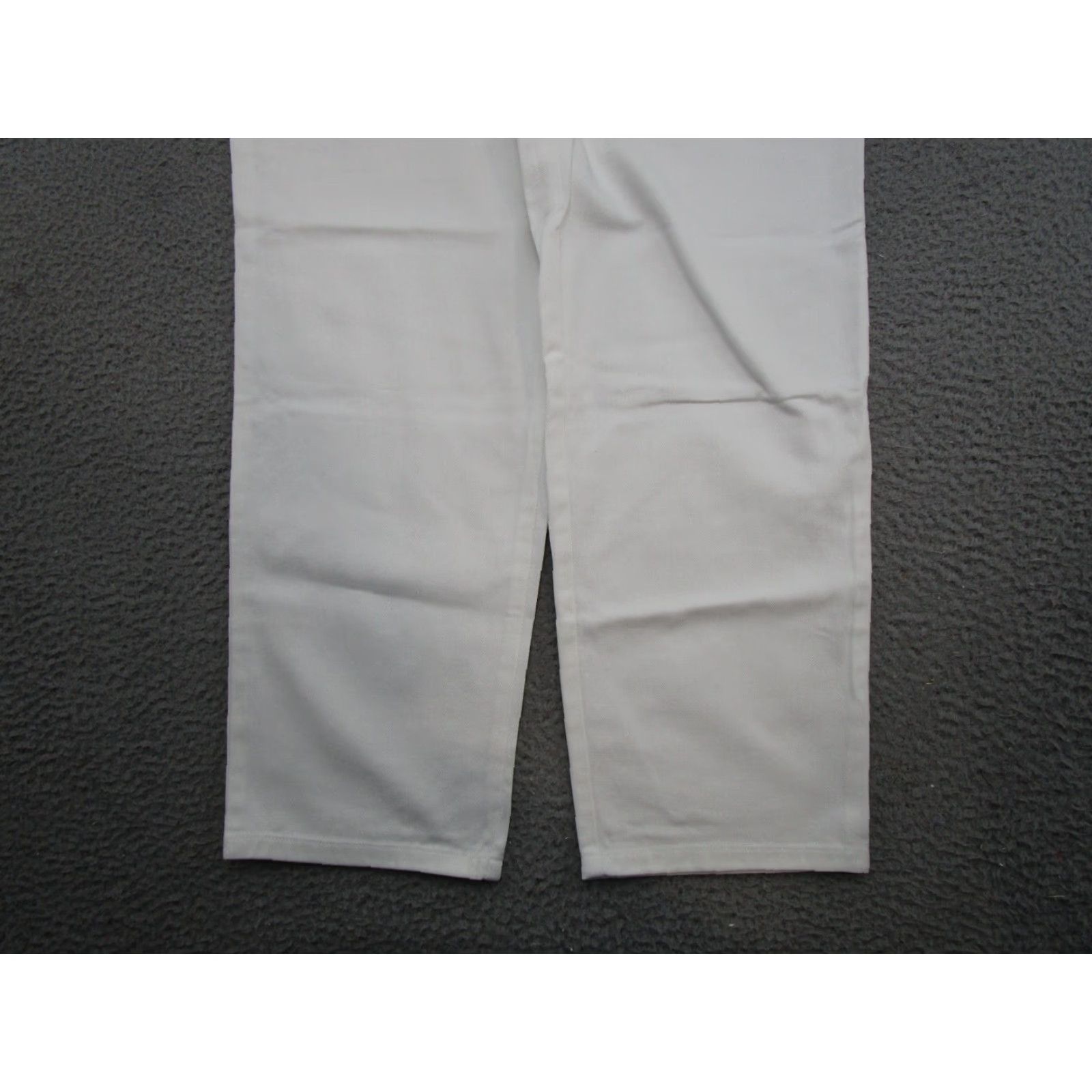 Denime VINTAGE 90s John Baner White Denim Jeans Women's Plus Size 18 Elastic Waist Straight Denim Jeans Womens, 90s Theme Size 40" / US 18 - 7 Thumbnail