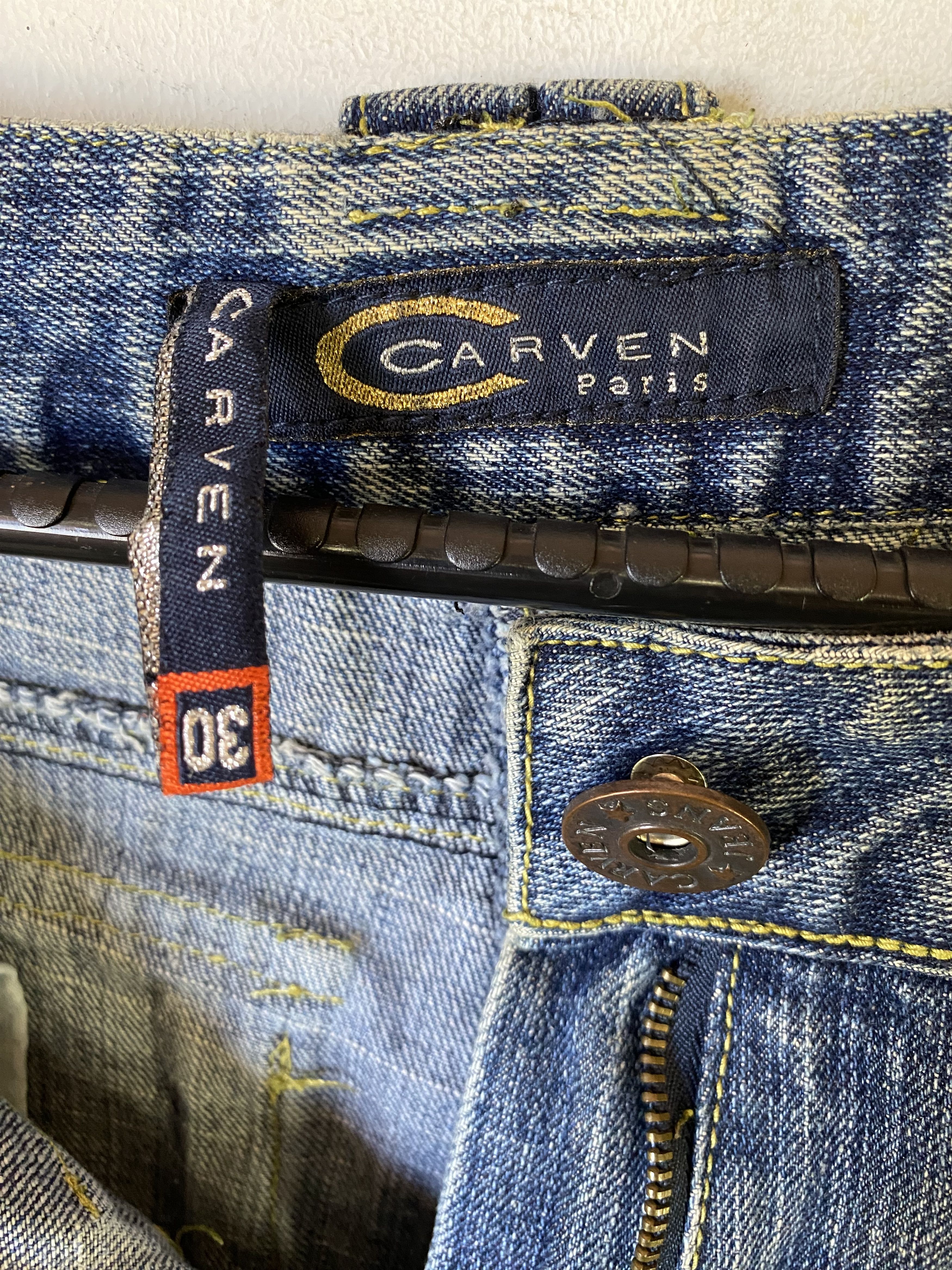 Carven × Designer Carven paris multi pocket cargo denim pant Size US 30 / EU 46 - 11 Thumbnail