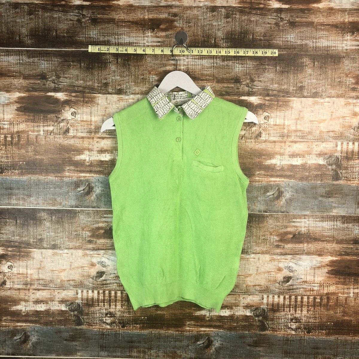 Christian Dior Monsieur Christian Dior Sports Green Vest #A1335 Size M / US 6-8 / IT 42-44 - 1 Thumbnail
