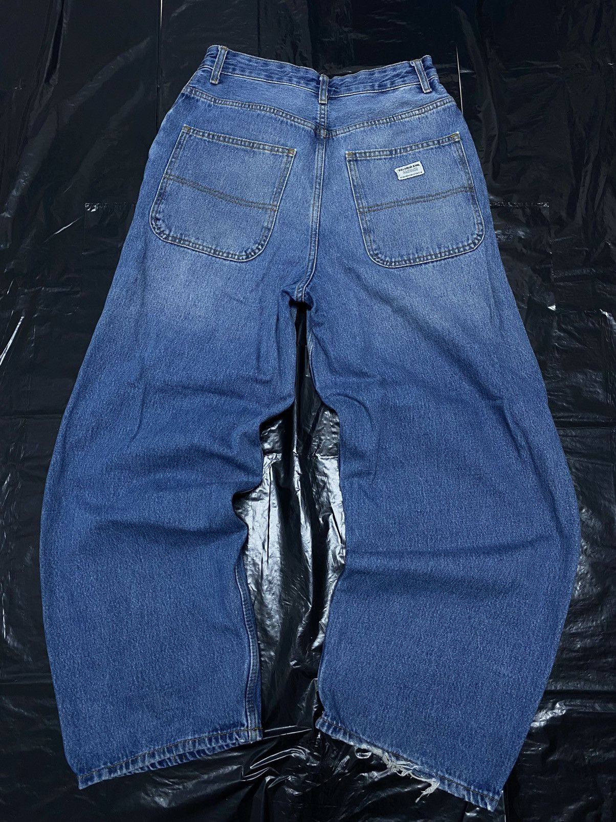 Pull & Bear × Vintage Vintage Y2K Pullen bear Embroidered Grunge Opium Denim Jeans Size US 29 - 2 Thumbnail