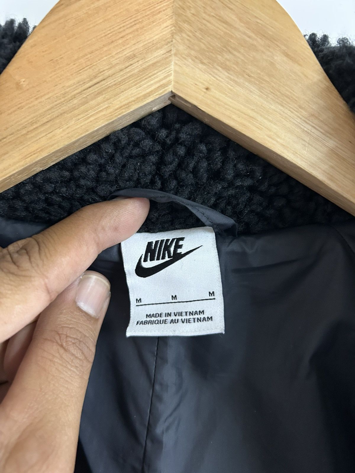 Nike 🔥Nike Faux Fur Outerwear Zipper Jacket Size S / US 4 / IT 40 - 11 Thumbnail