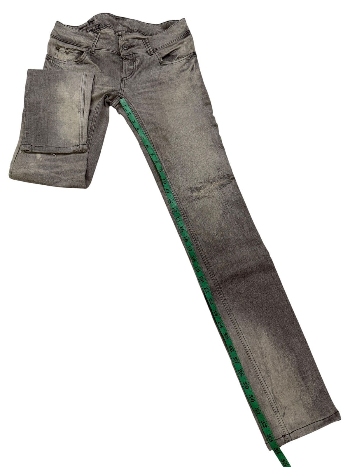 Japanese Brand Japan Made Three Hundred Thirty Days Distressed Denim Jeans Size US 29 - 15 Thumbnail