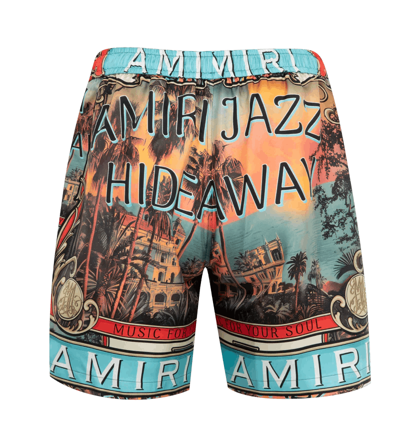 Amiri o1h1sh10525 Jazz Hideaway Shorts in Multicolor Size US 38 / EU 54 - 2 Thumbnail
