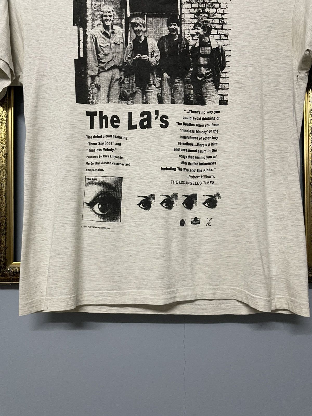 Vintage Vintage 1991 The La’s Band Liverpool Plays Eye Rare Tee Size US XL / EU 56 / 4 - 7 Thumbnail